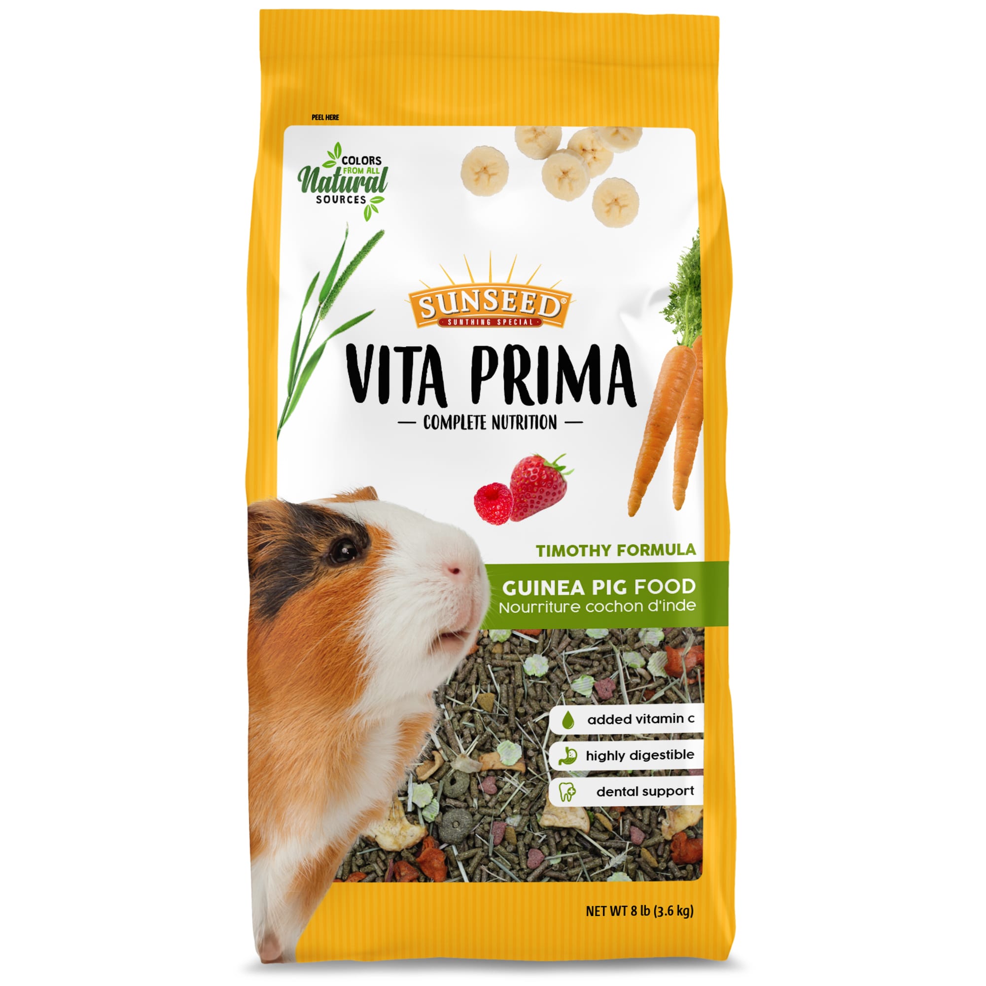 Sun Seed Vita Prima Guinea Pig Food, 8 