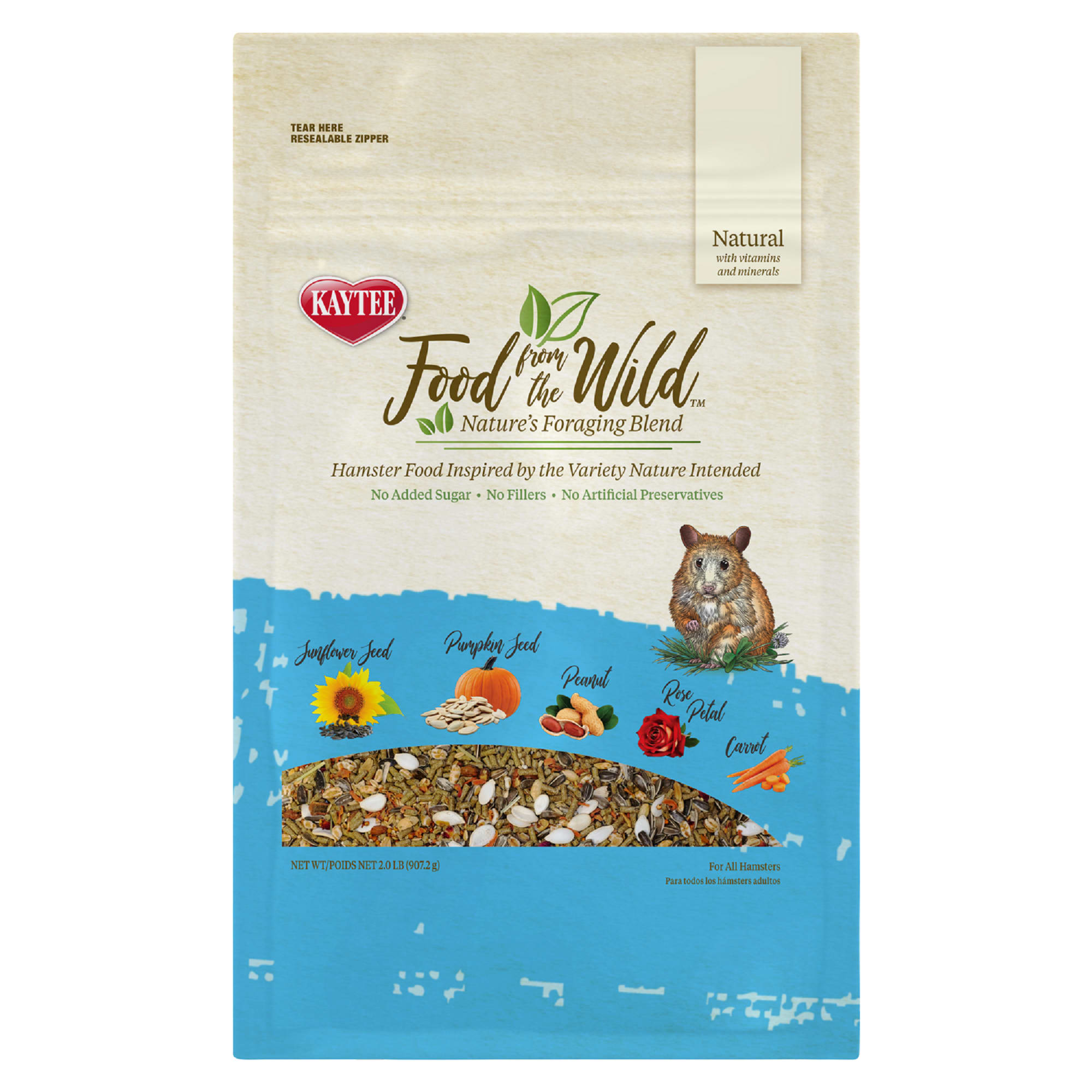 Kaytee Food from the Wild Hamster Food 2 lbs