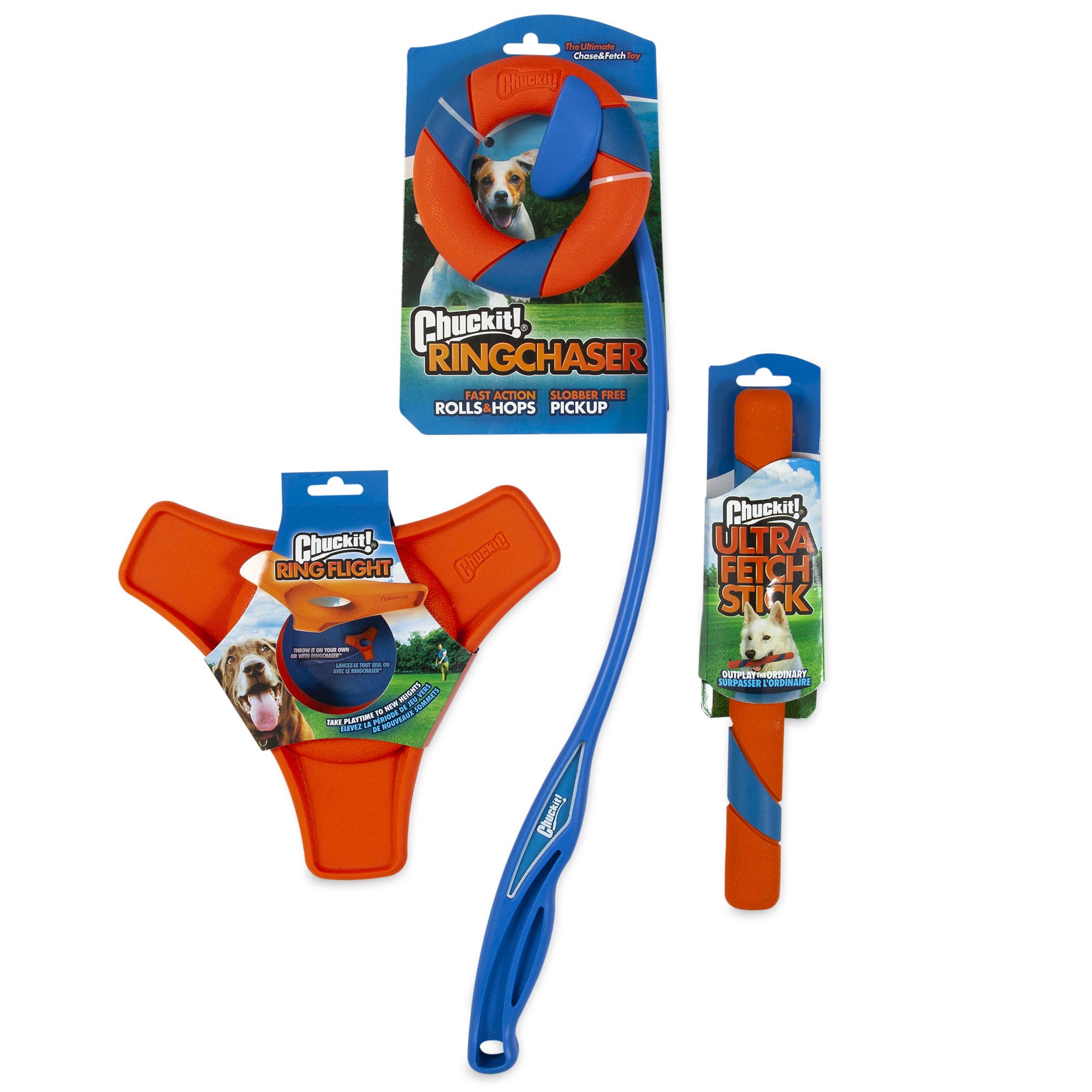  Chuckit! Slobber Free Kit Dog Toys, Large