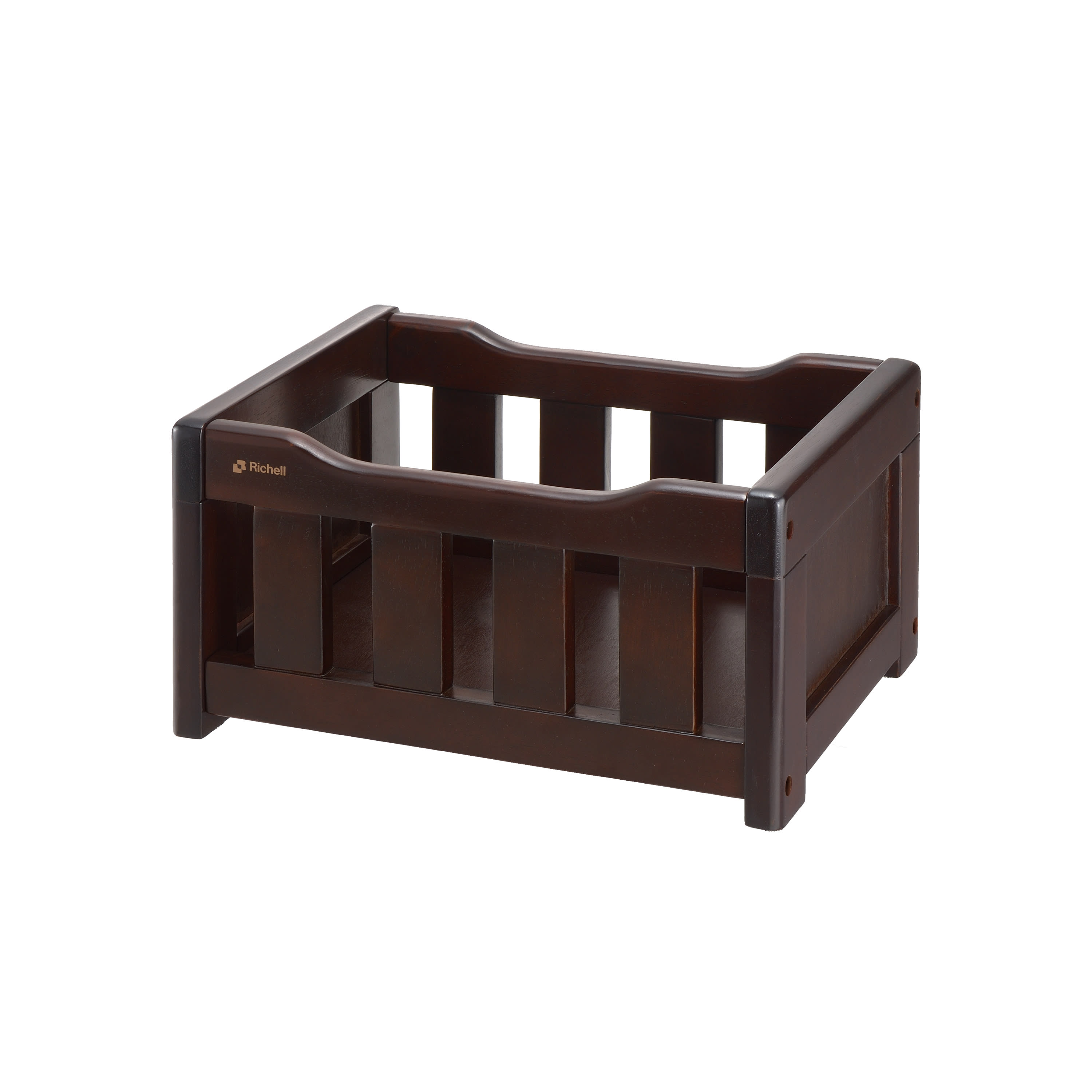 Richell Elegant Wooden Toy Box for Dogs Small Petco