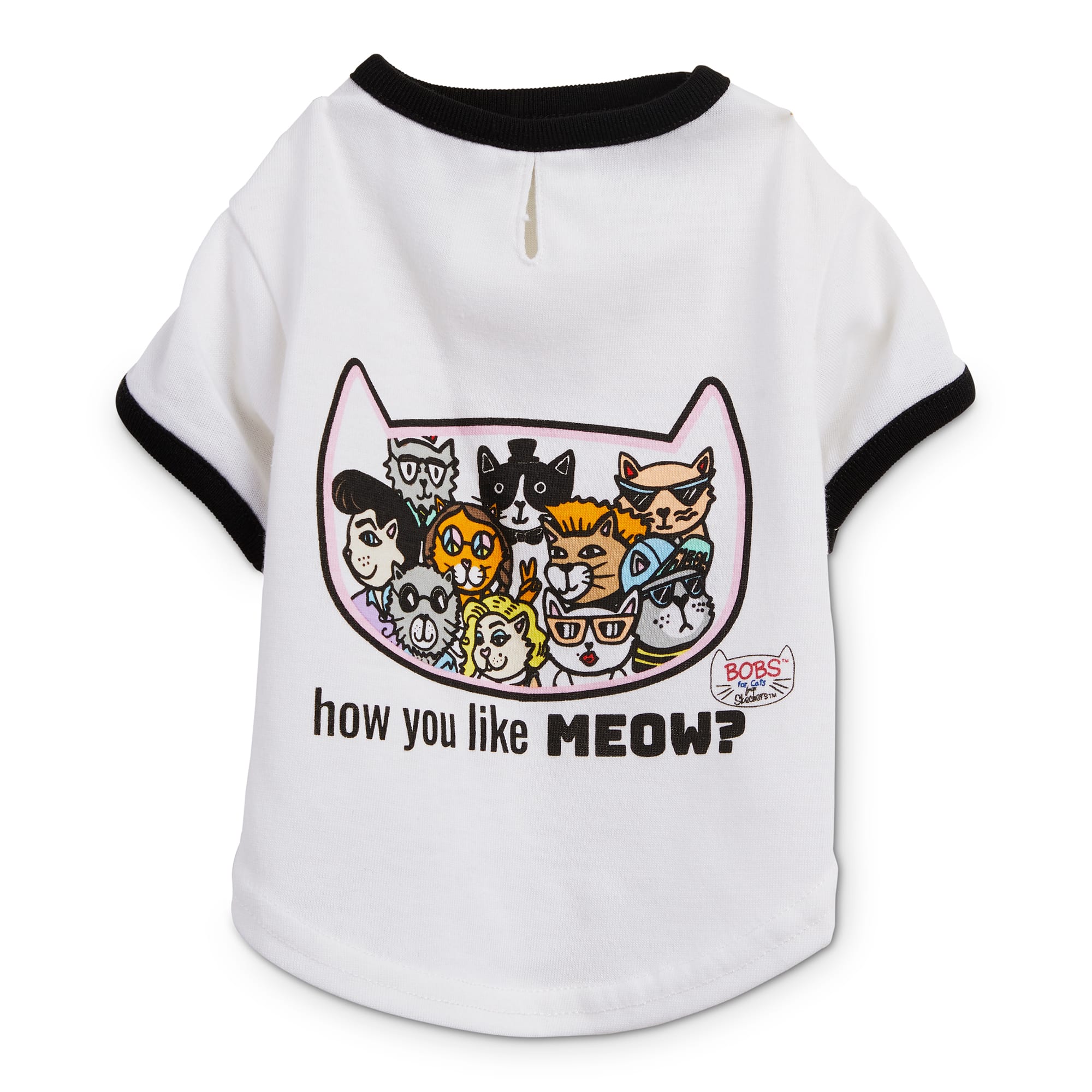 Superar tira Humorístico BOBS from Skechers Cats of Ages Cat T-Shirt, X-Small | Petco