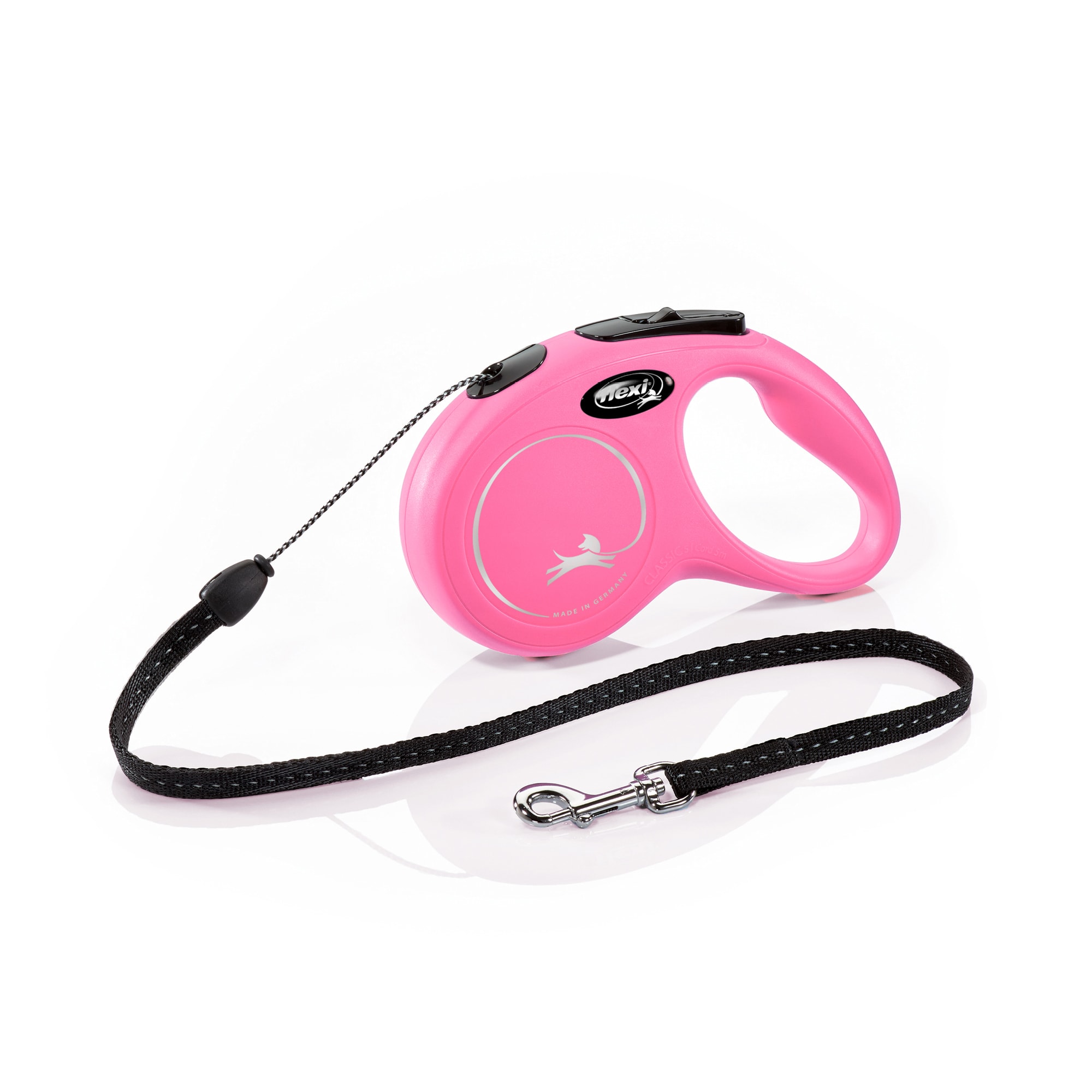 Flexi New Classic Cord Pink Retractable 