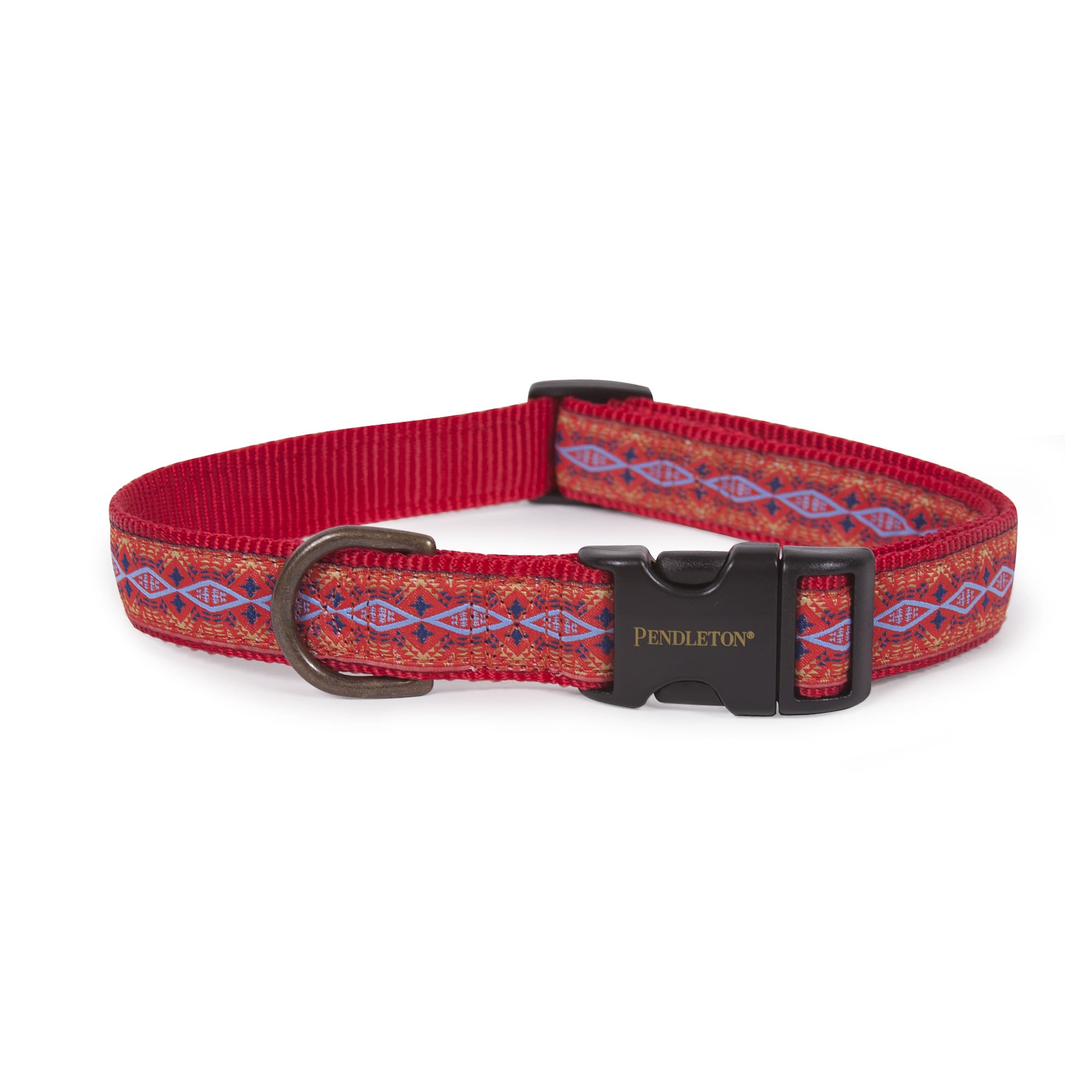 Pendelton Diamond River Hiker Dog Collar, Scarlet, XLarge Petco
