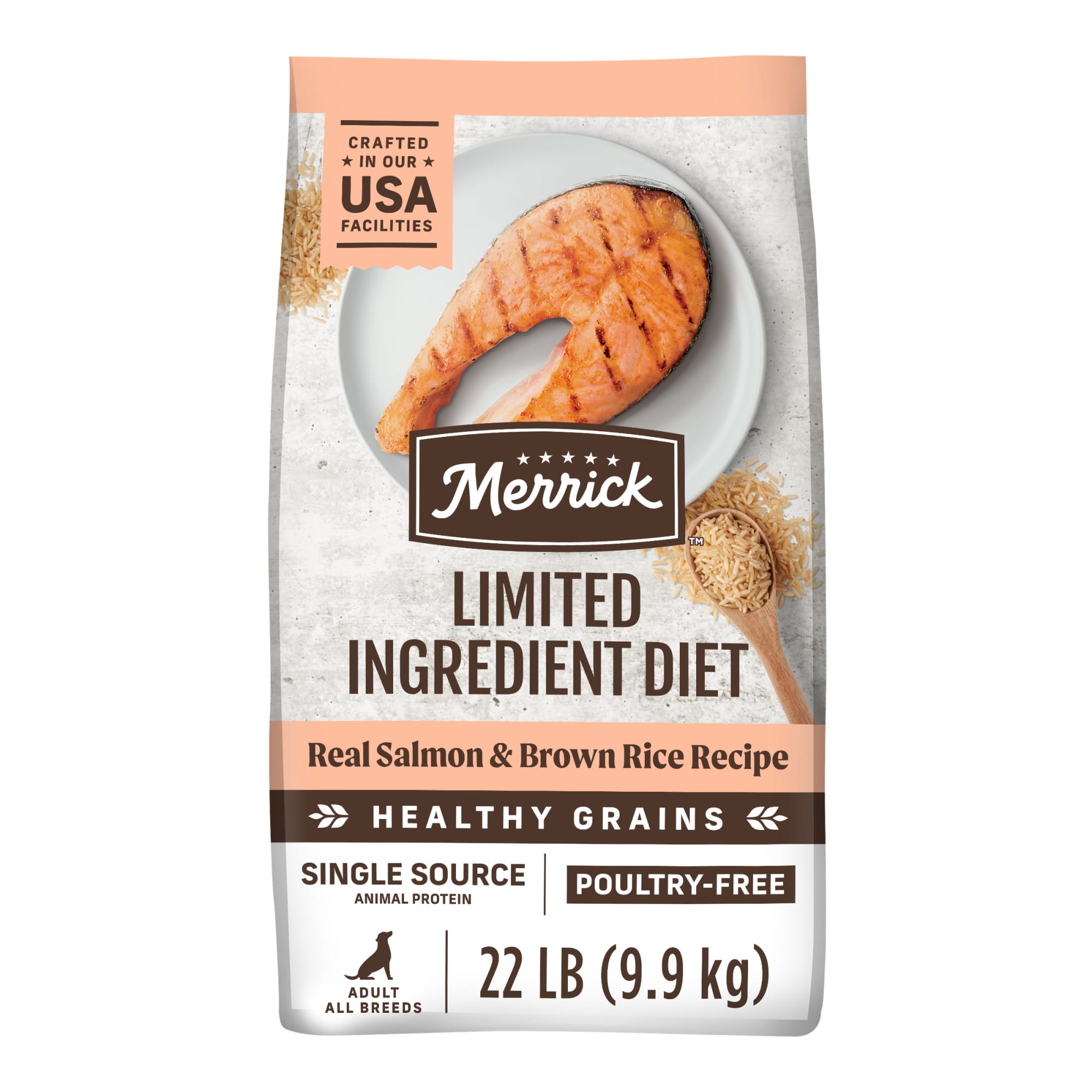 Merrick Limited Ingredient Diet Salmon and Brown Rice Premium and