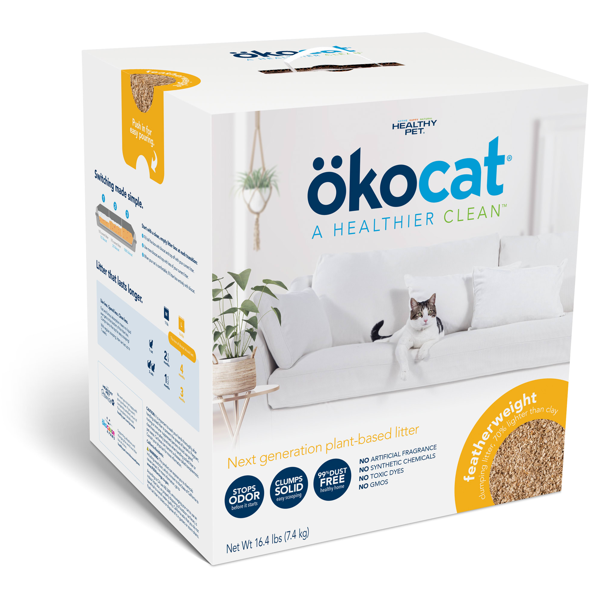 Okocat Unscented Featherwieght Clumping 