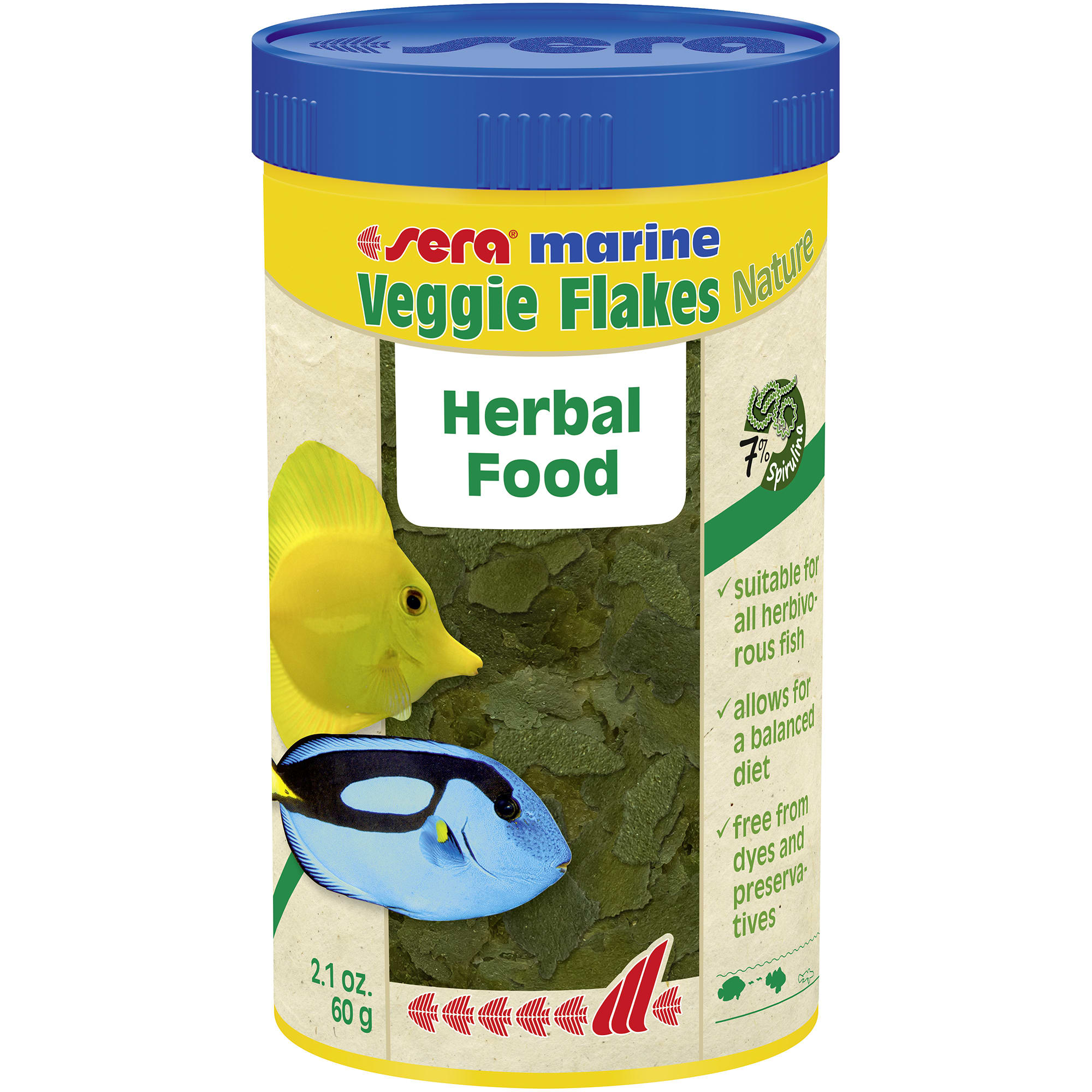 Sera Marin Veggie Flakes Nature Food, 2.1 oz.