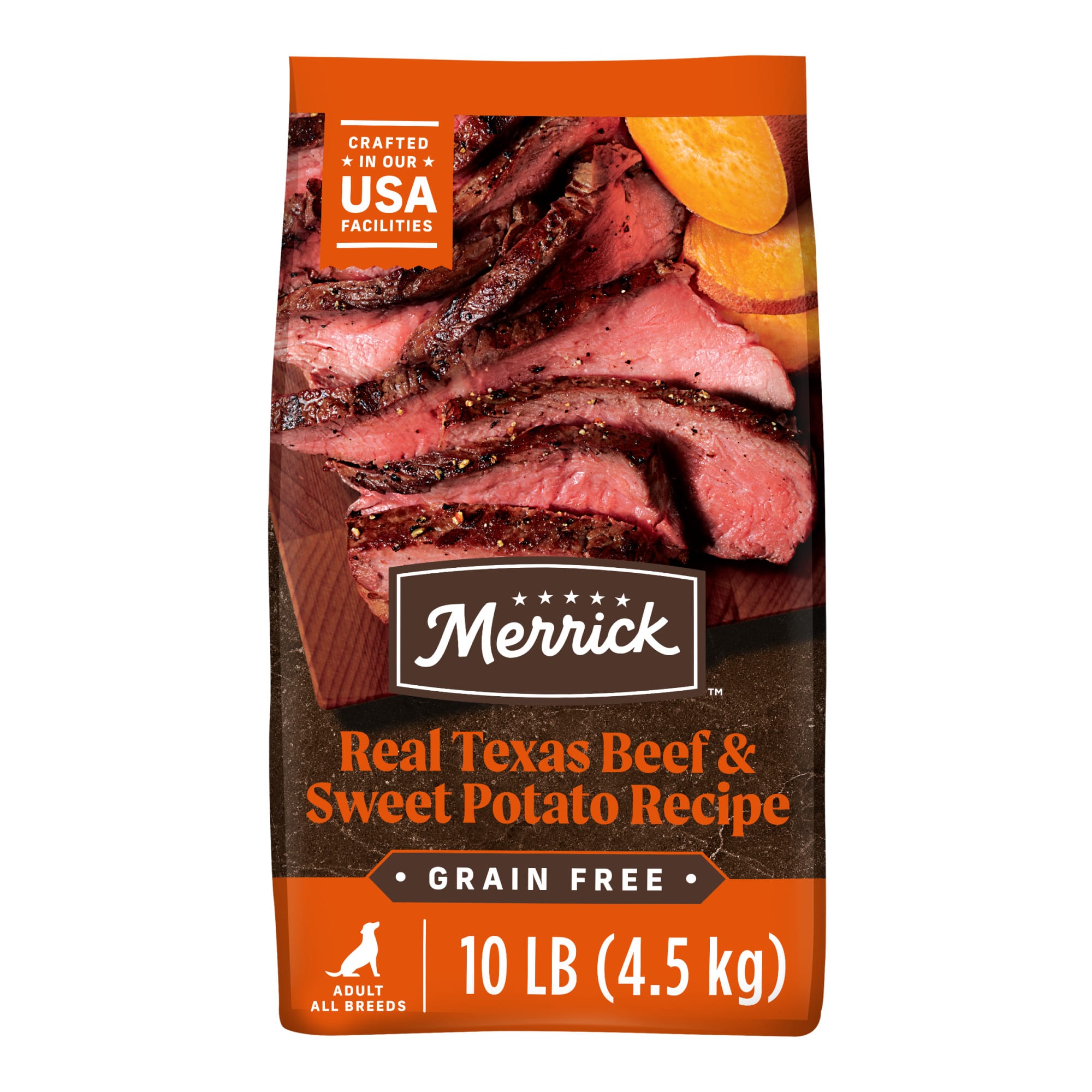 Merrick Grain Free Real Texas Beef Sweet Potato Recipe Dry Dog