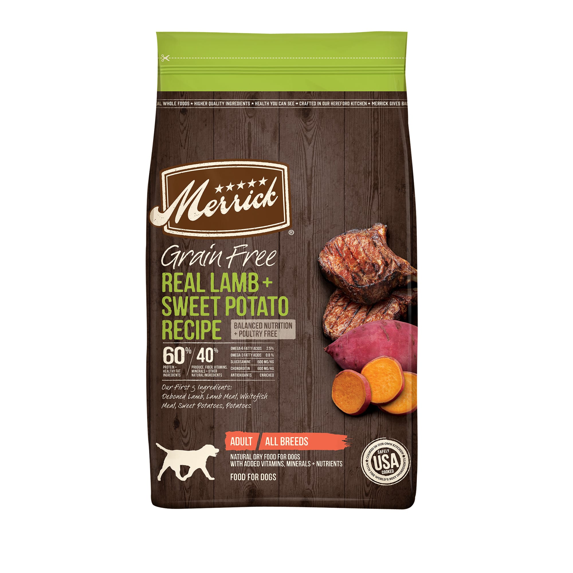 Real Lamb + Sweet Potato Dry Dog Food 