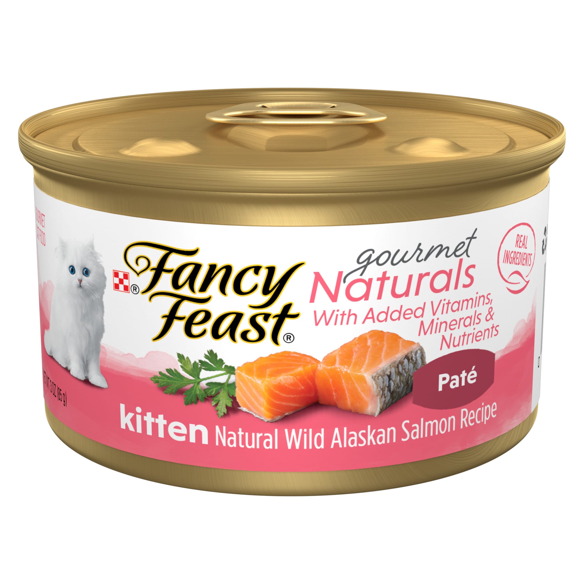 Fancy Feast Grain Free Gourmet Naturals Wild Alaskan Salmon Recipe