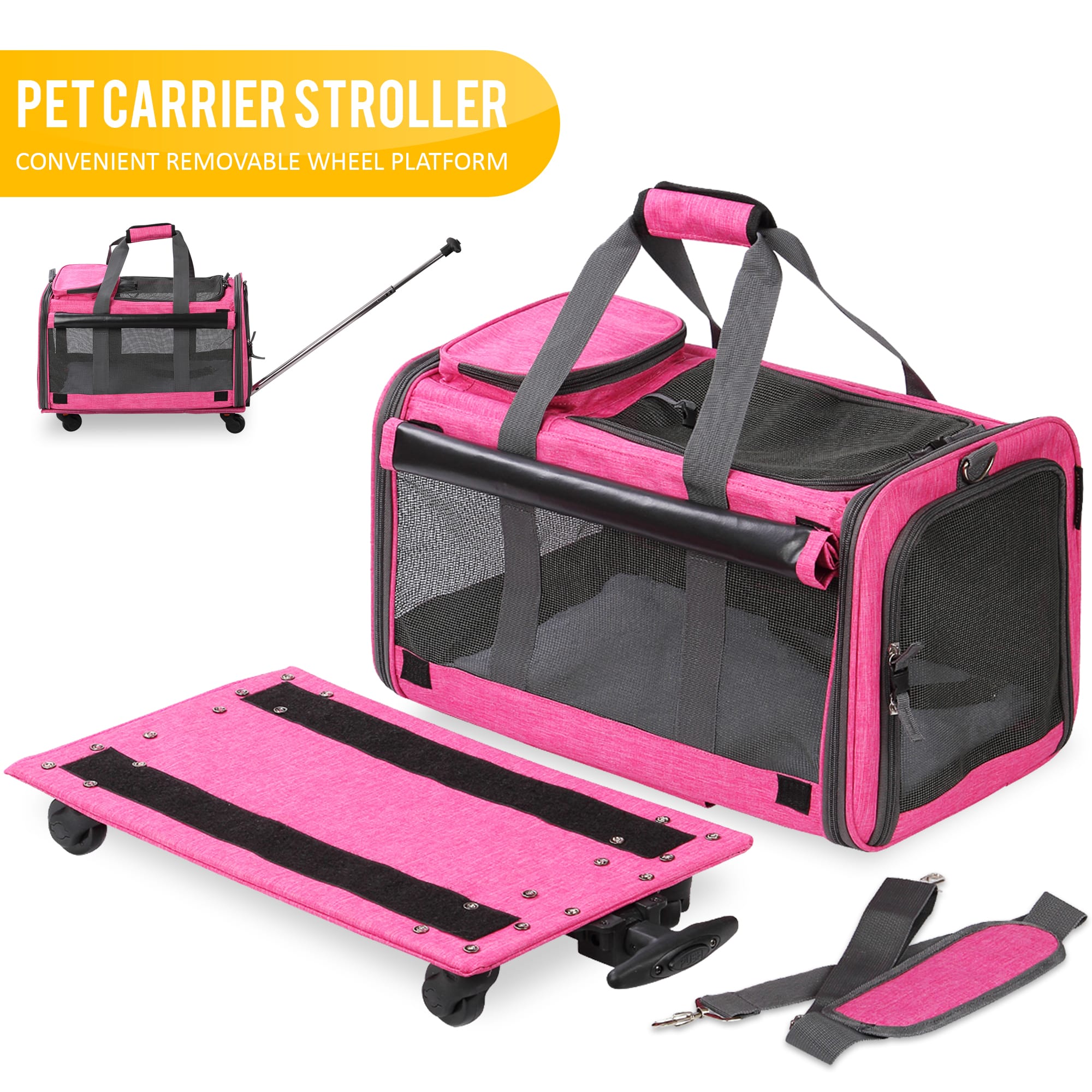 TSA-approved Pet Carrier – Pink Closet 02