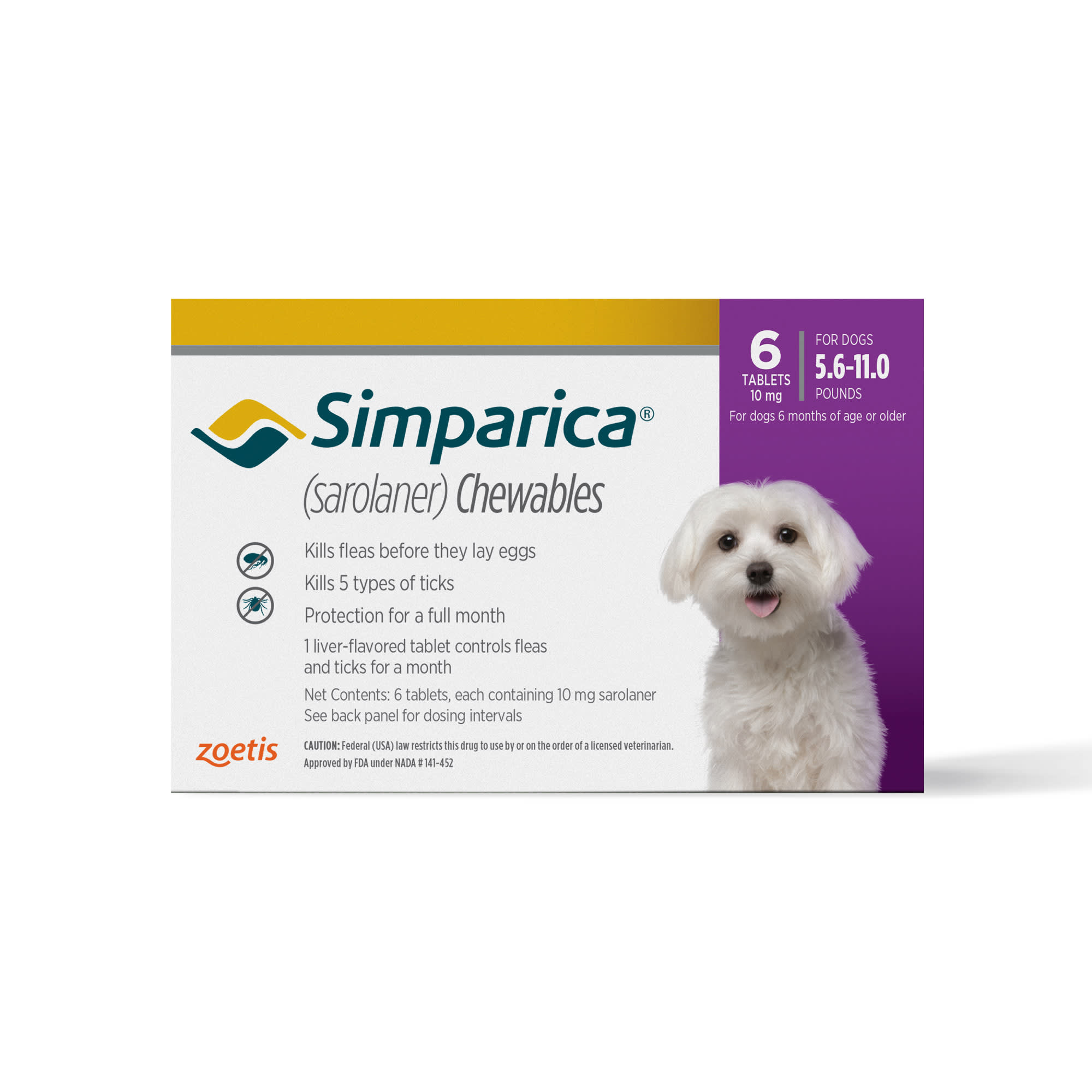 Dog flea hot sale pill simparica