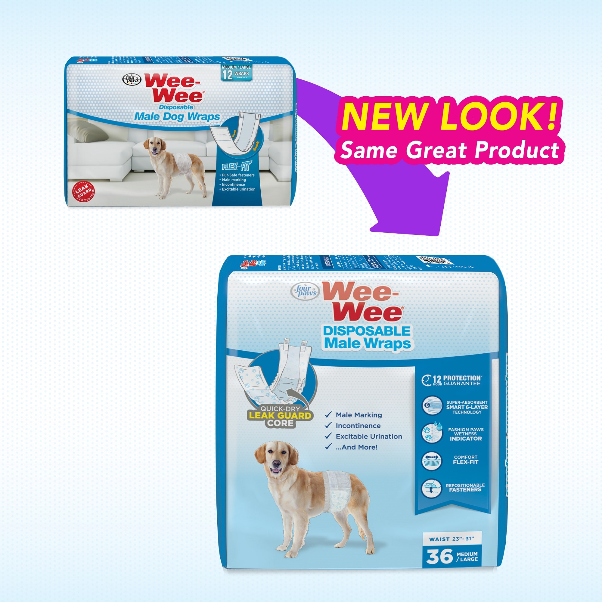 Male dog best sale pee wraps