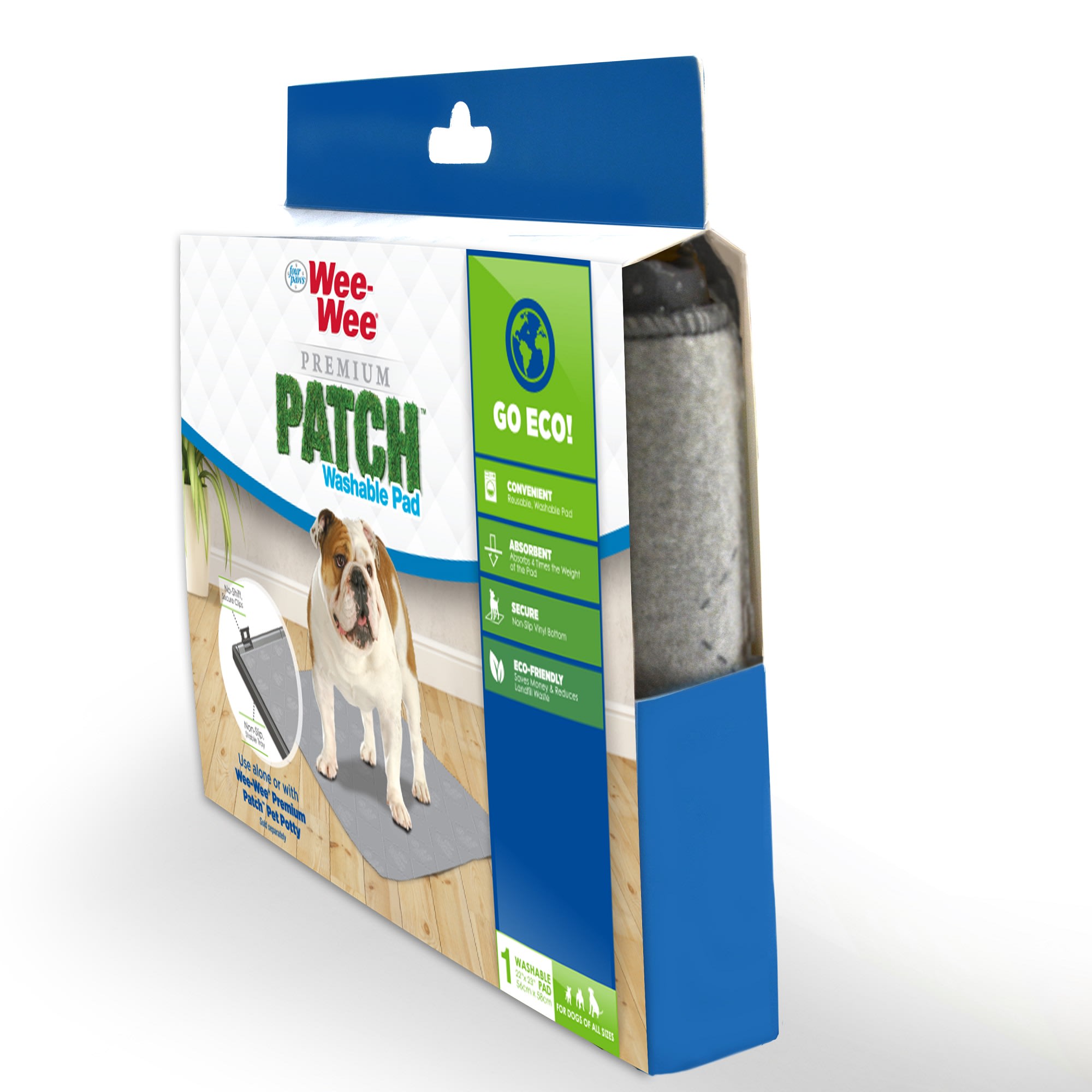 Wee-Wee Premium Patch Washable Pad for Dogs, Count of 3