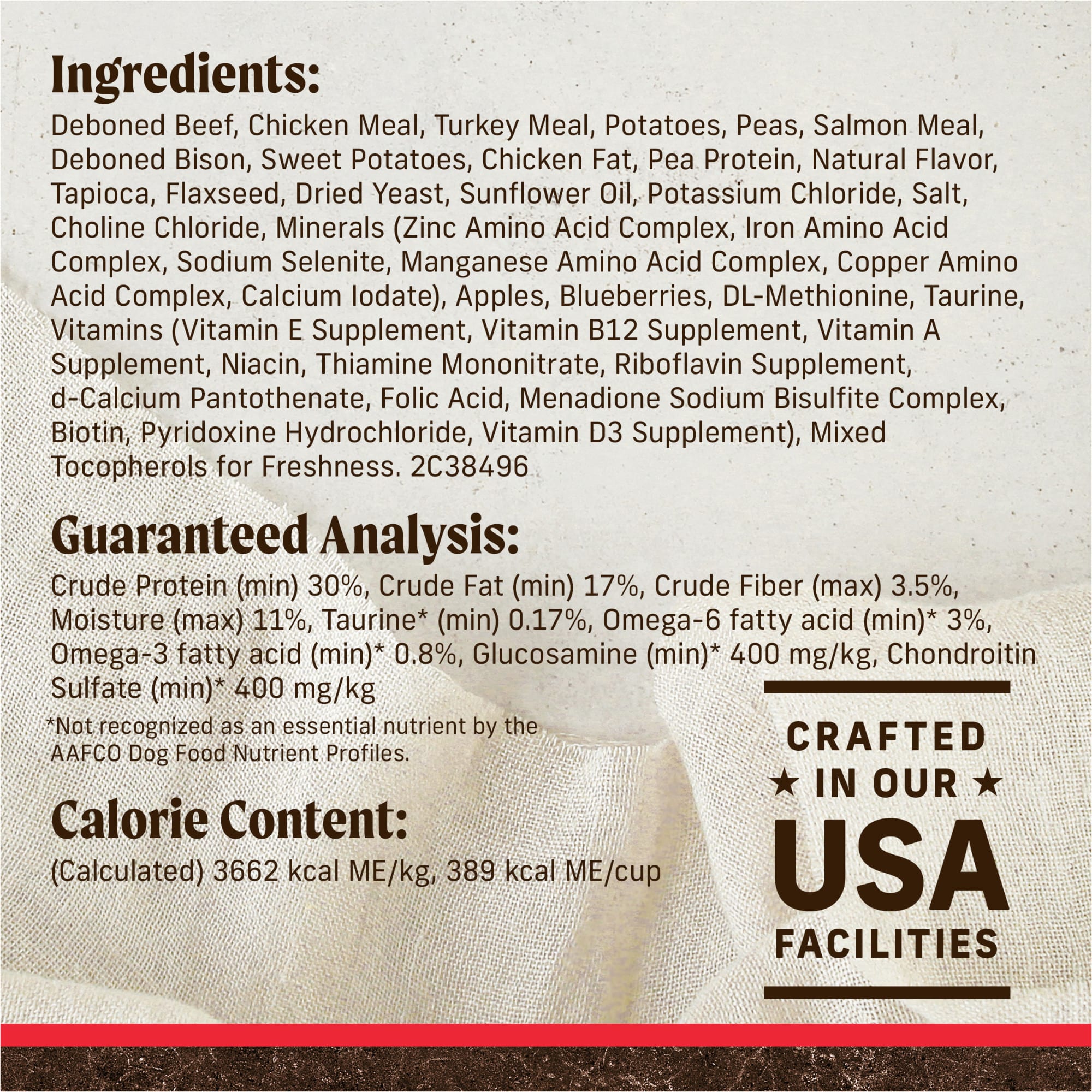 Merrick Grain Free Real Beef, Bison Sweet Potato Recipe Dry Dog