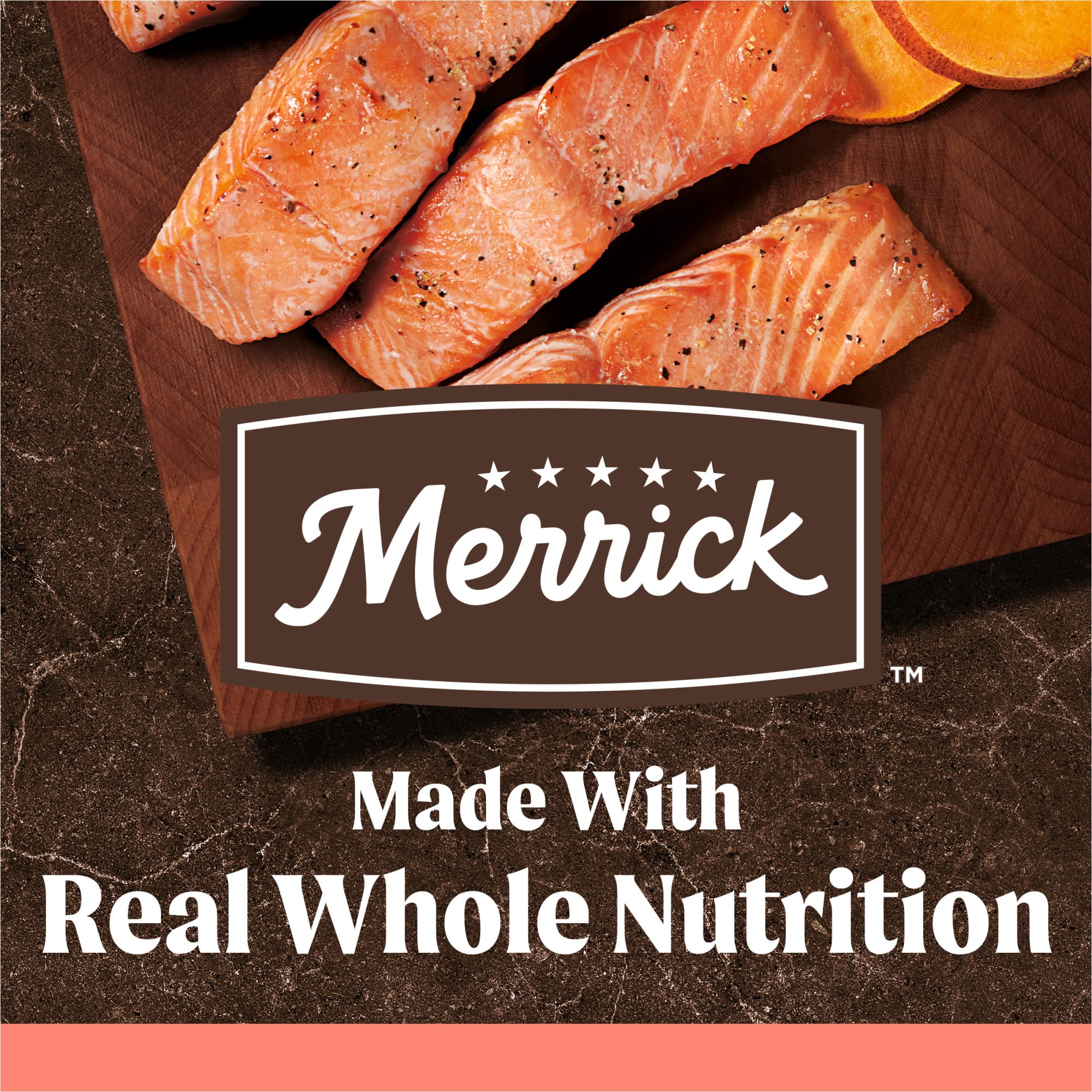 Merrick sweet shop potato and salmon