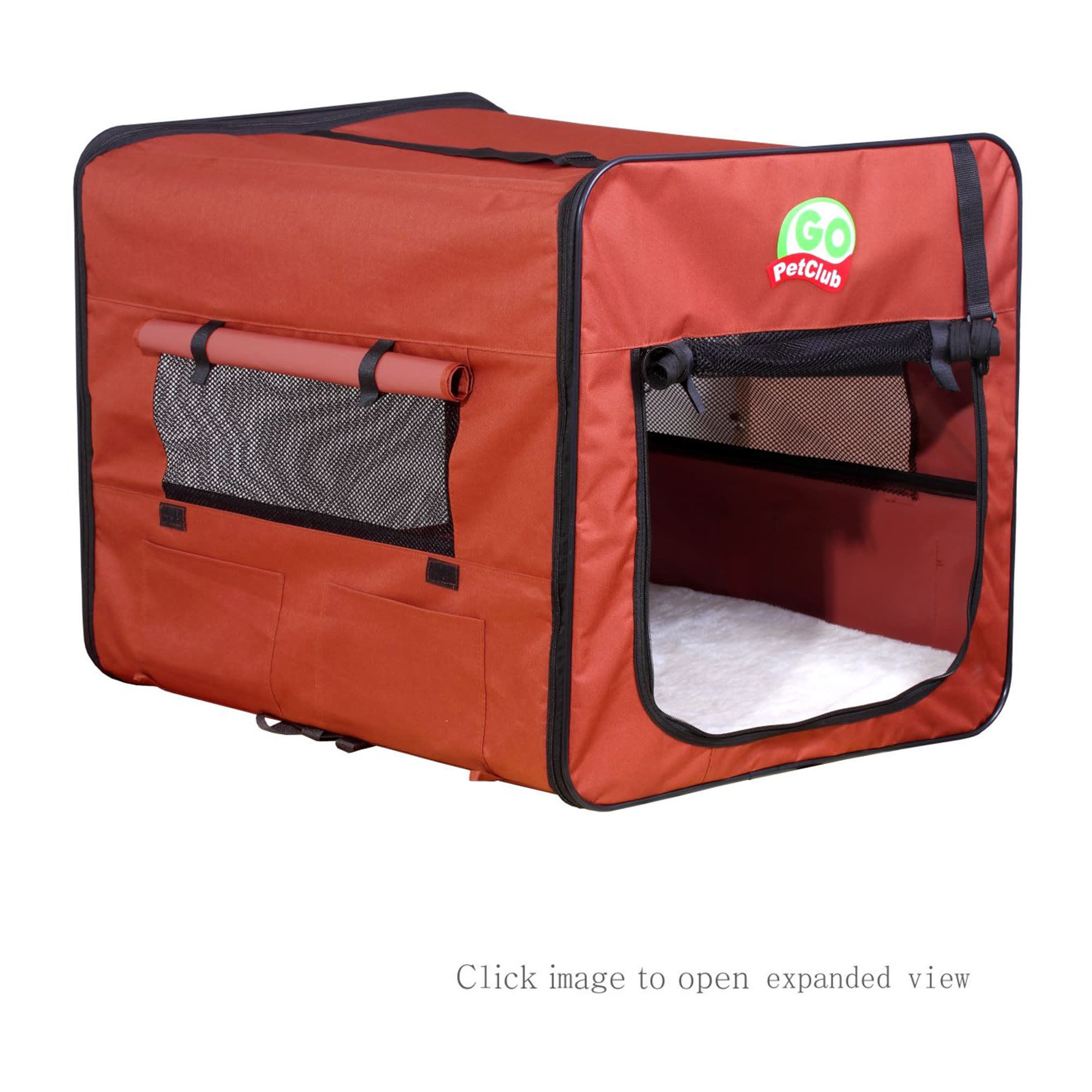 Soft Collapsible Dog Crate for Home or Travel