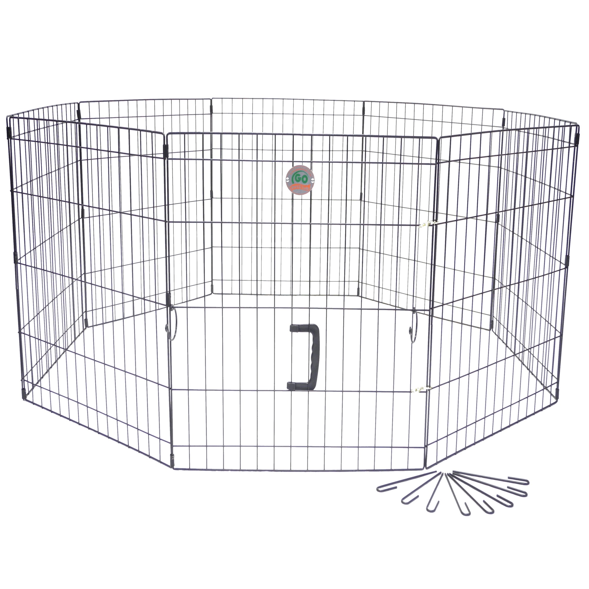 Go Pet Club Foldable Exercise Pen for Dogs, 24" L X 24" W X 30" H Petco