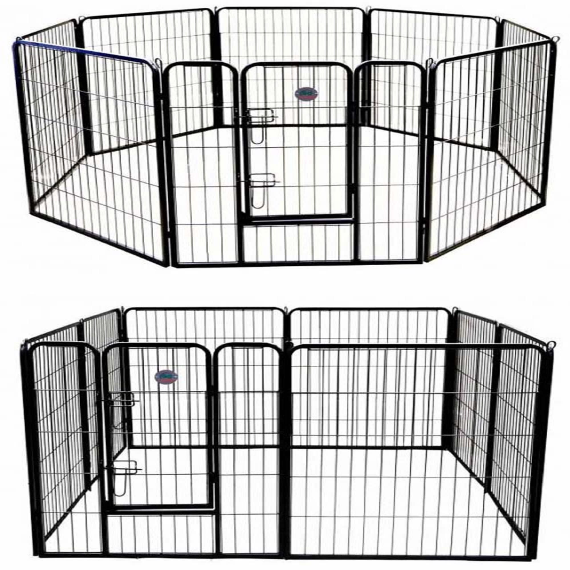 WARE Deluxe Pop Up Dog Playpen with Zip On Cover Mat