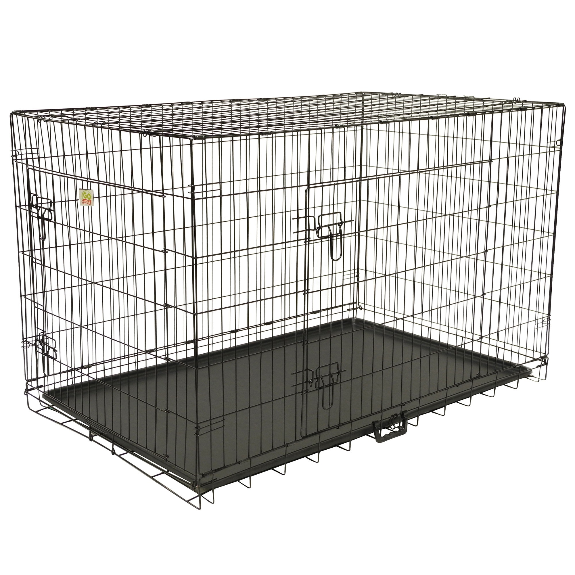 Go Pet Club Foldable Metal Dog Crate, 42" L X 28" W X 30" H Petco