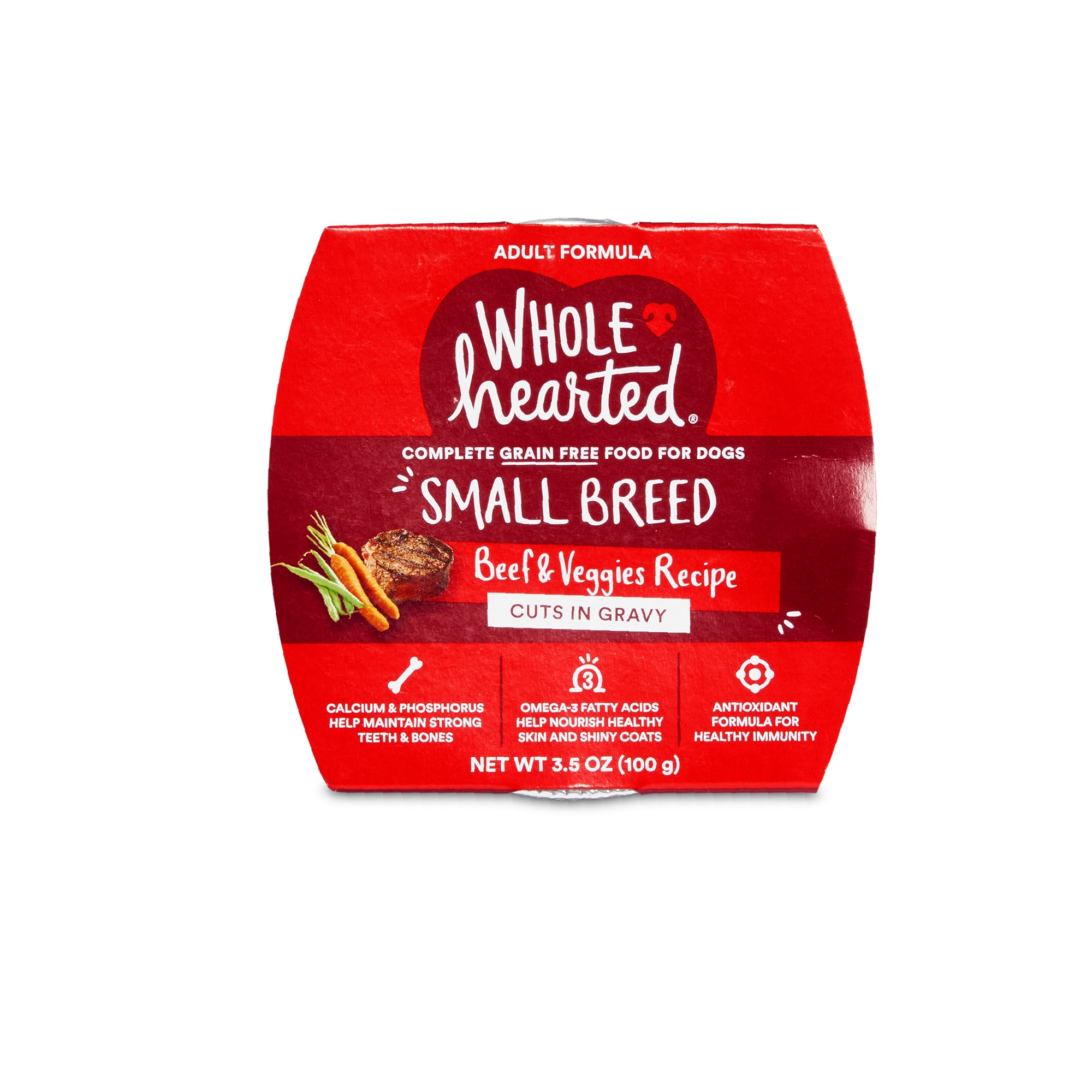 Wholehearted small breed outlet dog food