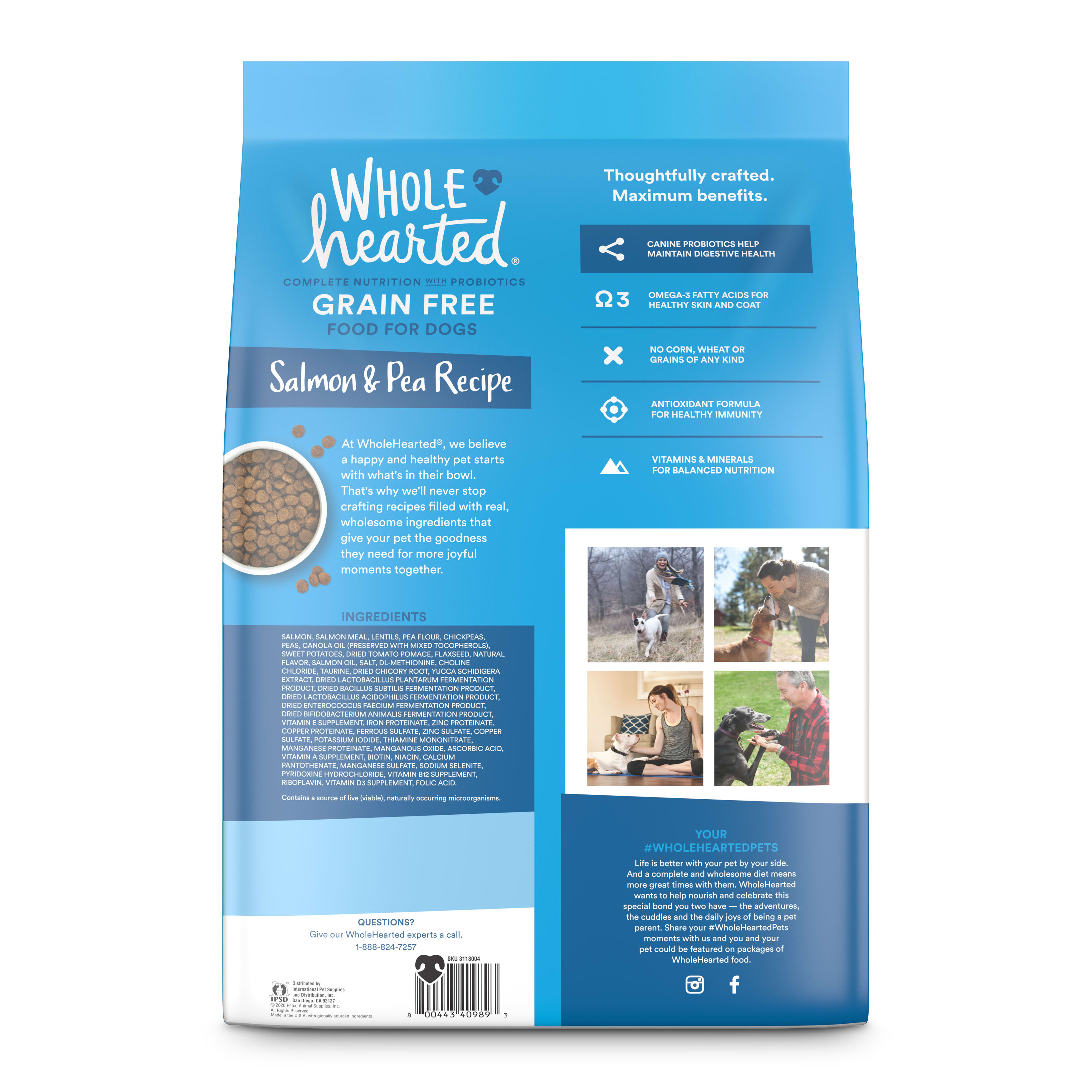 Wholehearted dog 2025 food recalls 2018