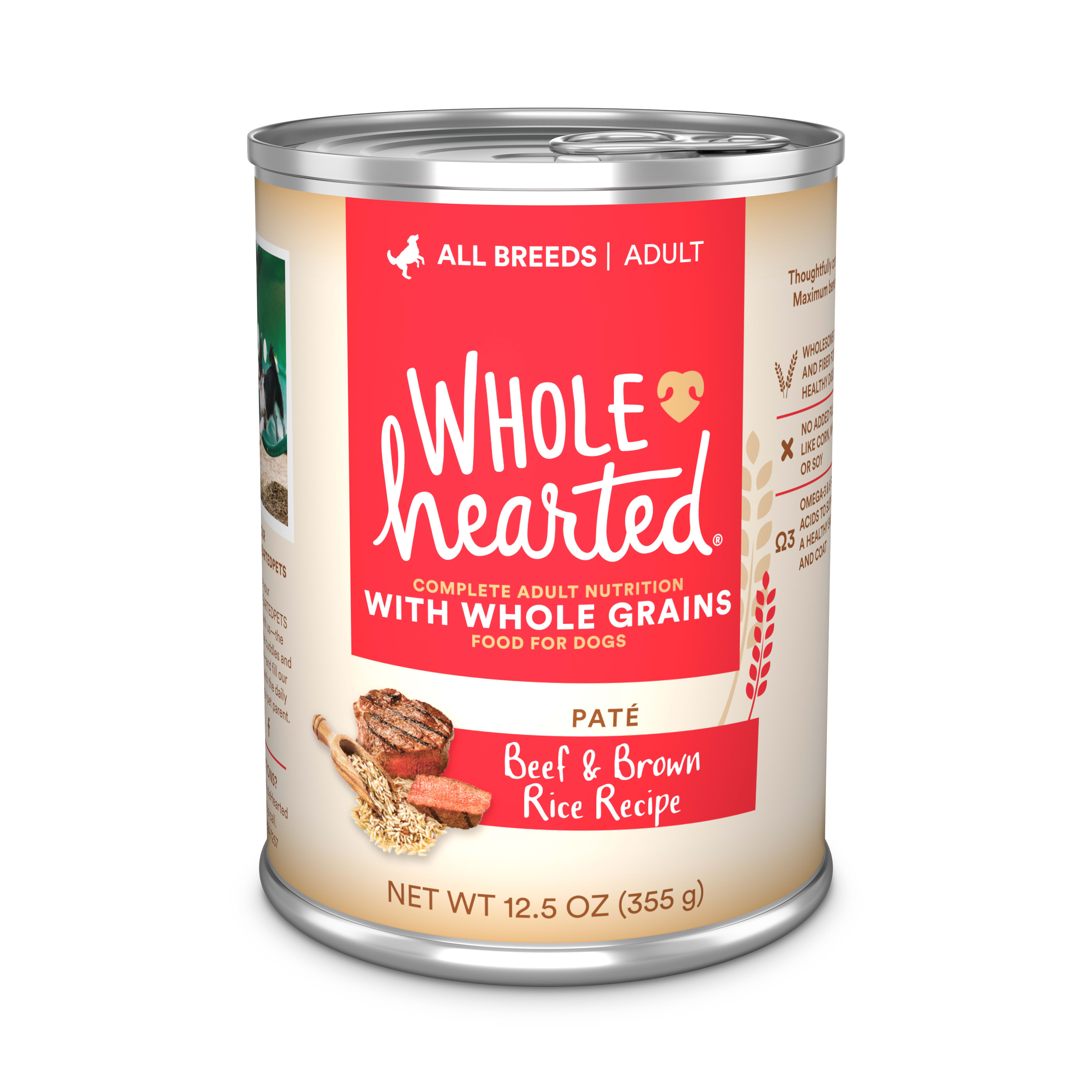 Wholehearted canned 2025 dog food