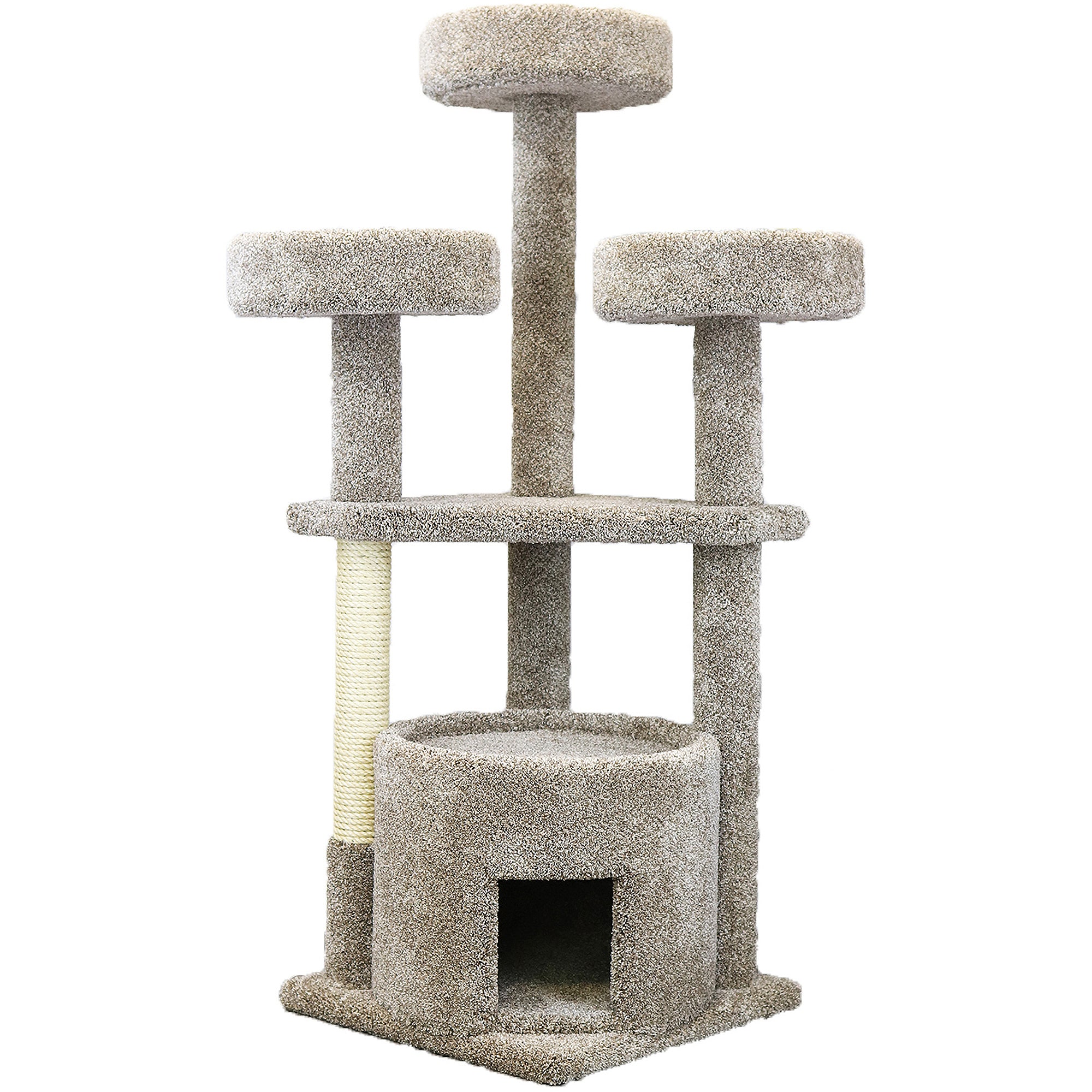 Prestige Cat Trees 5 Level Main Coon Cat House, 65" H Petco