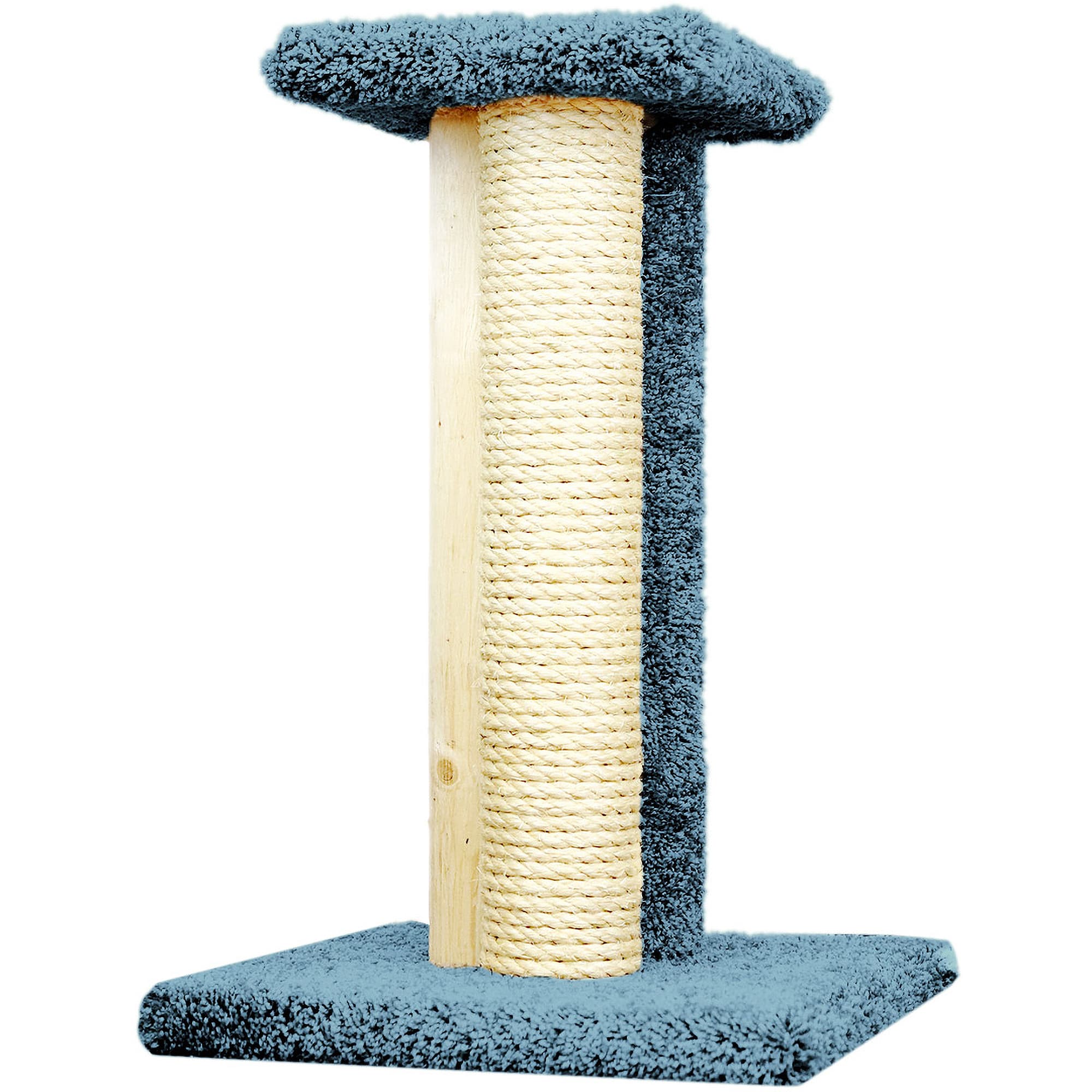 New Cat Condos 1 Level Premier Blue Triple Cat Scratcher 24 H Petco