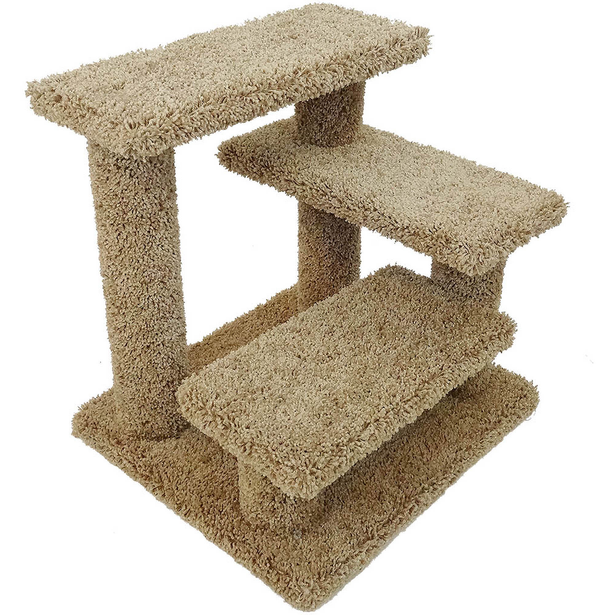 New Cat Condos 3 Level Brown Crazy Pet Steps 20 H Petco