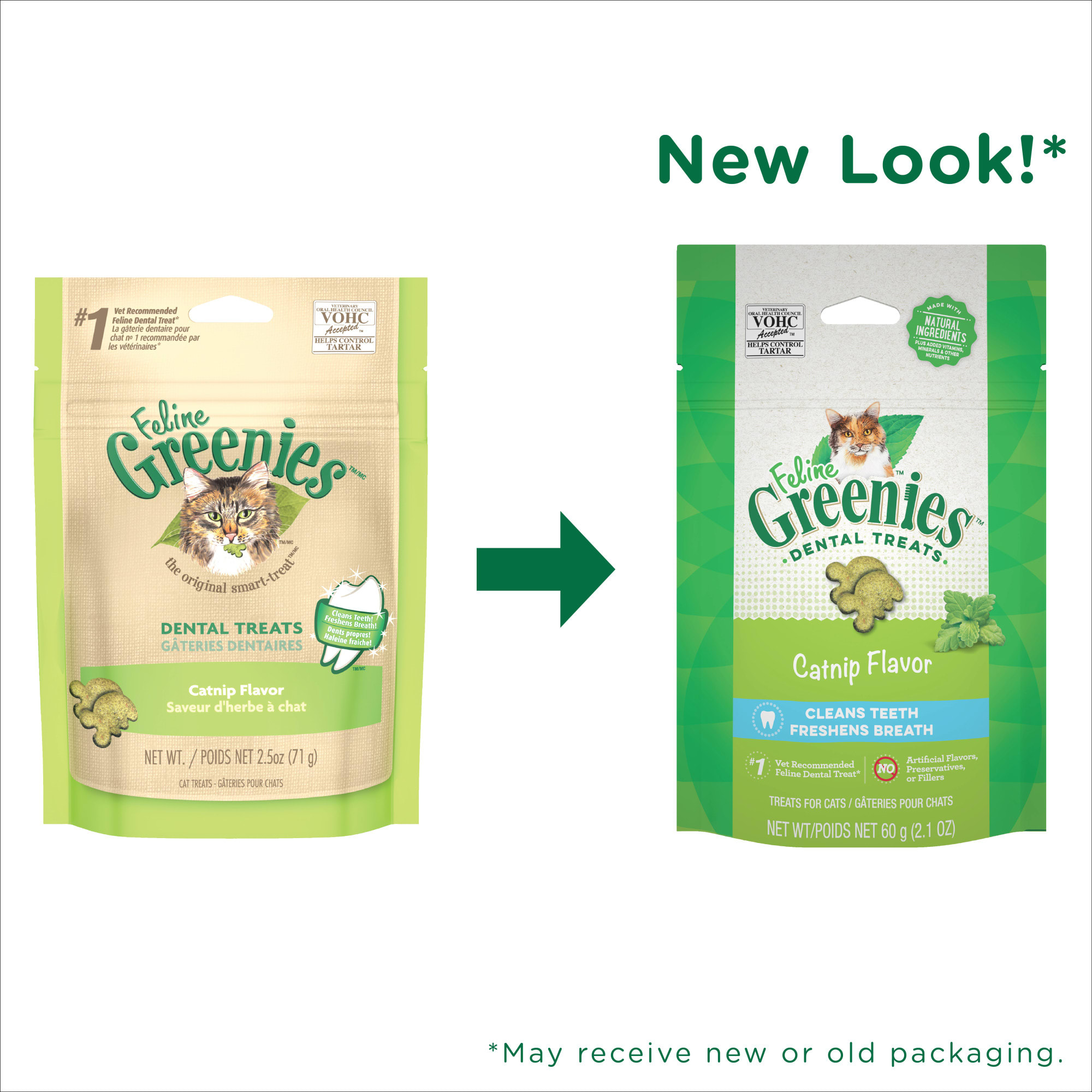 Greenies feline catnip flavor dental cat treats best sale