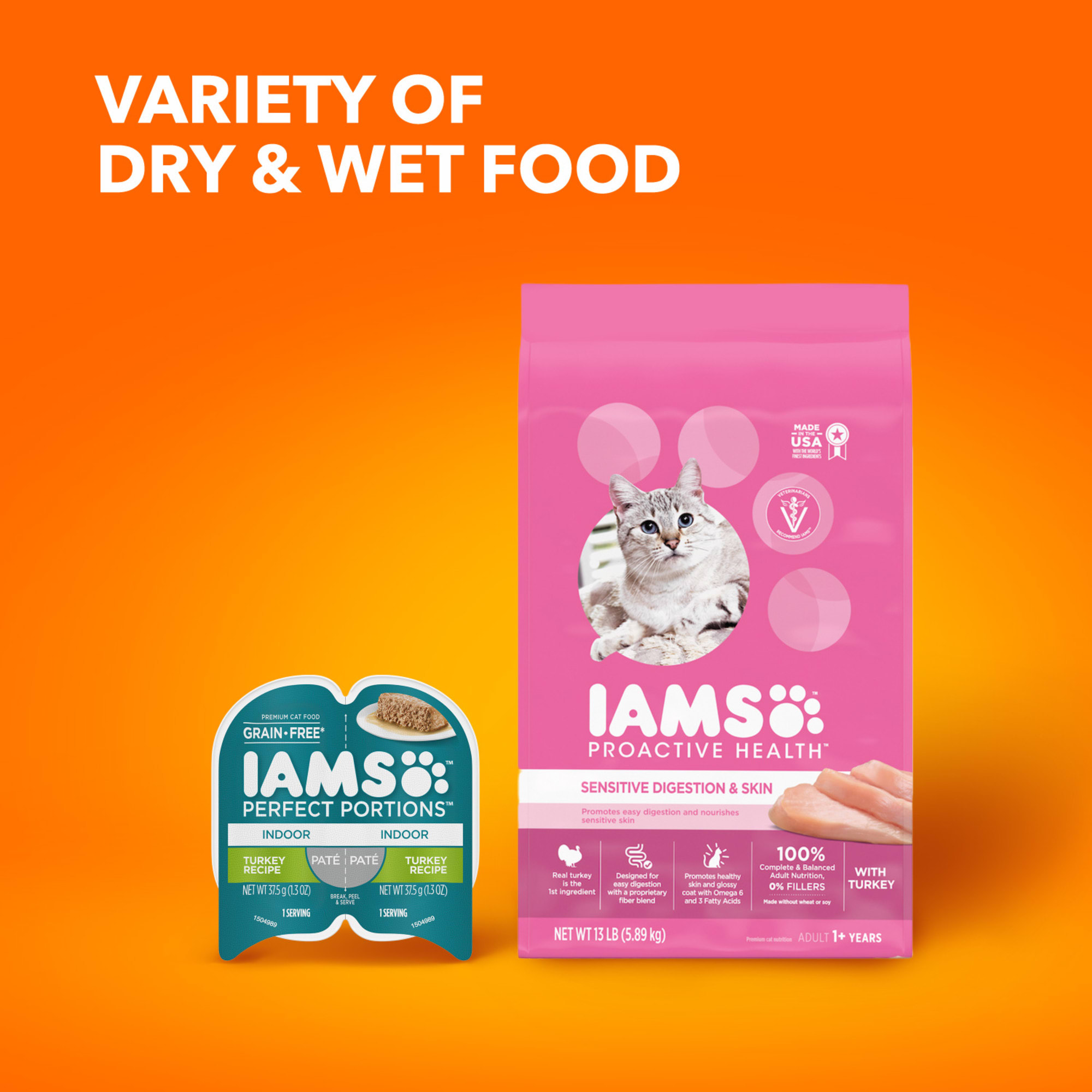 Iams ProActive Health Sensitive Digestion Skin Turkey Adult Dry