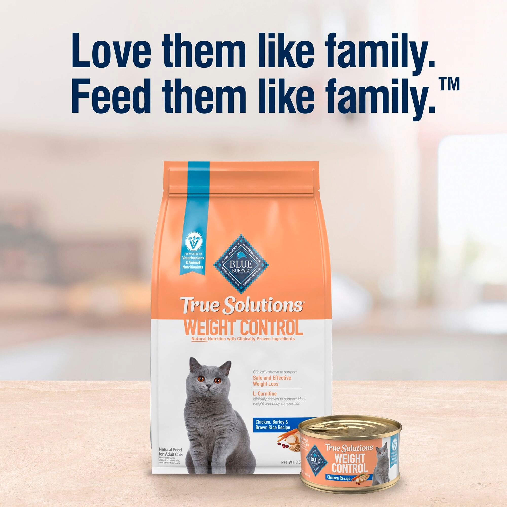 l carnitine for cat weight loss Blue Buffalo True Solutions Fit & Healthy Natural Weight Control Adult Dry Cat Food, Chicken 11-lb