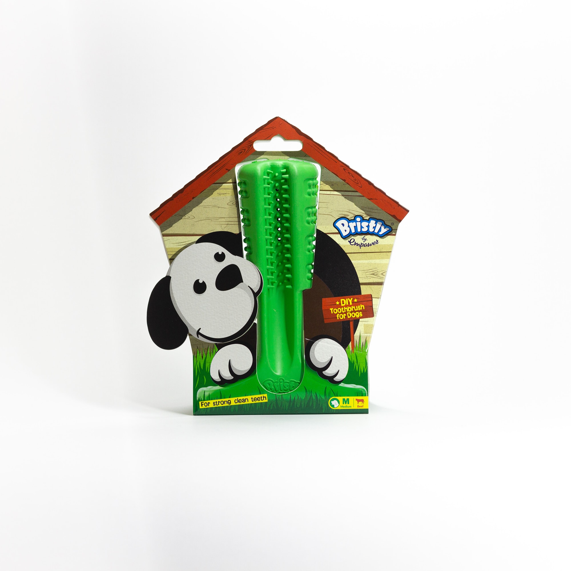 Bristly Empawer Pets Rubber Tooth Brush for Dogs, Medium Petco