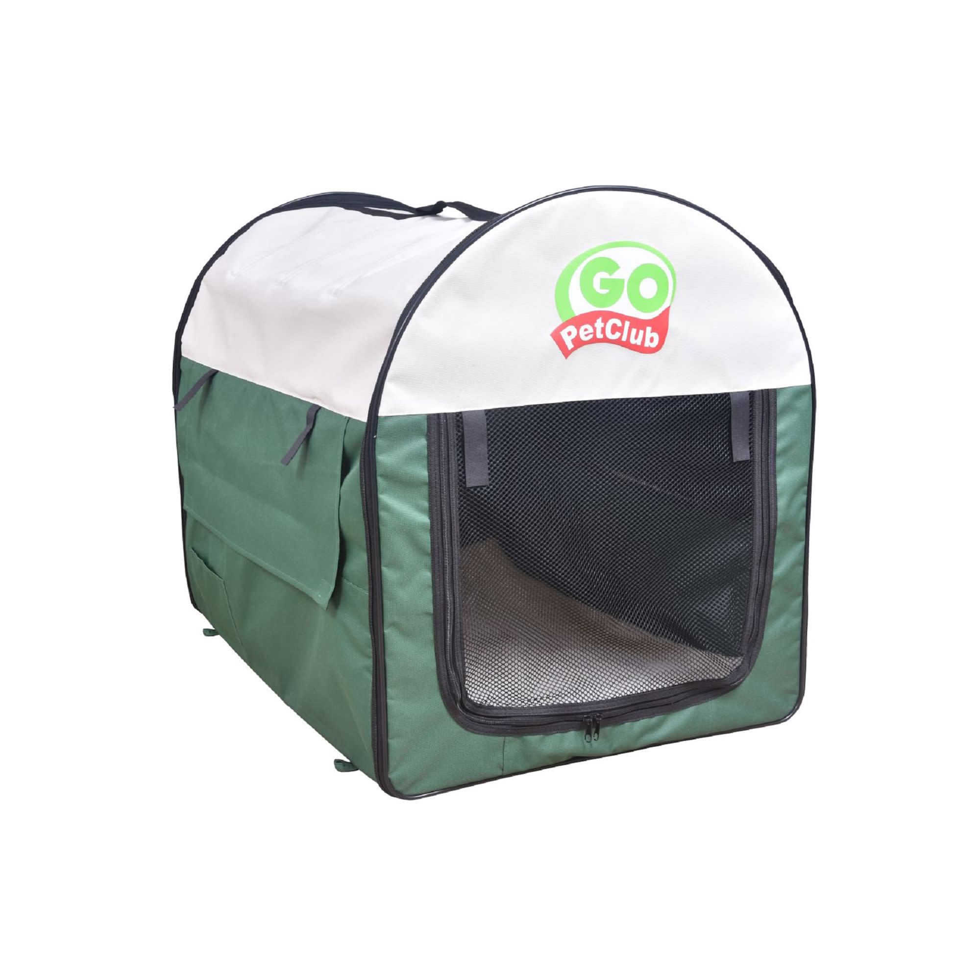 Go Pet Club Folding Soft Green Dog Crate, 32" L X 22" W X 26" H Petco
