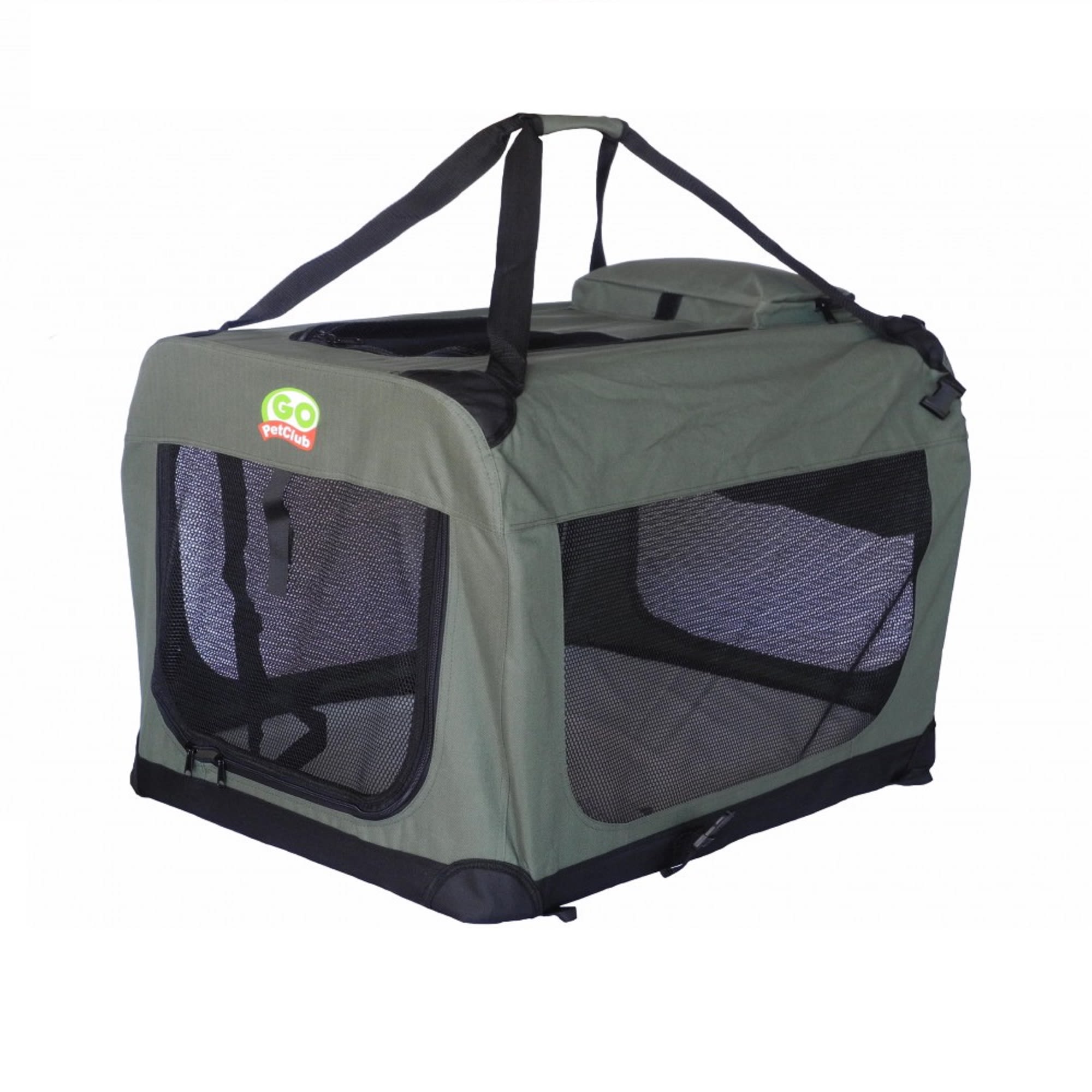 Go Pet Club Portable Soft Green Dog Crate 32 L X 23.25 W X 23.25 H Petco