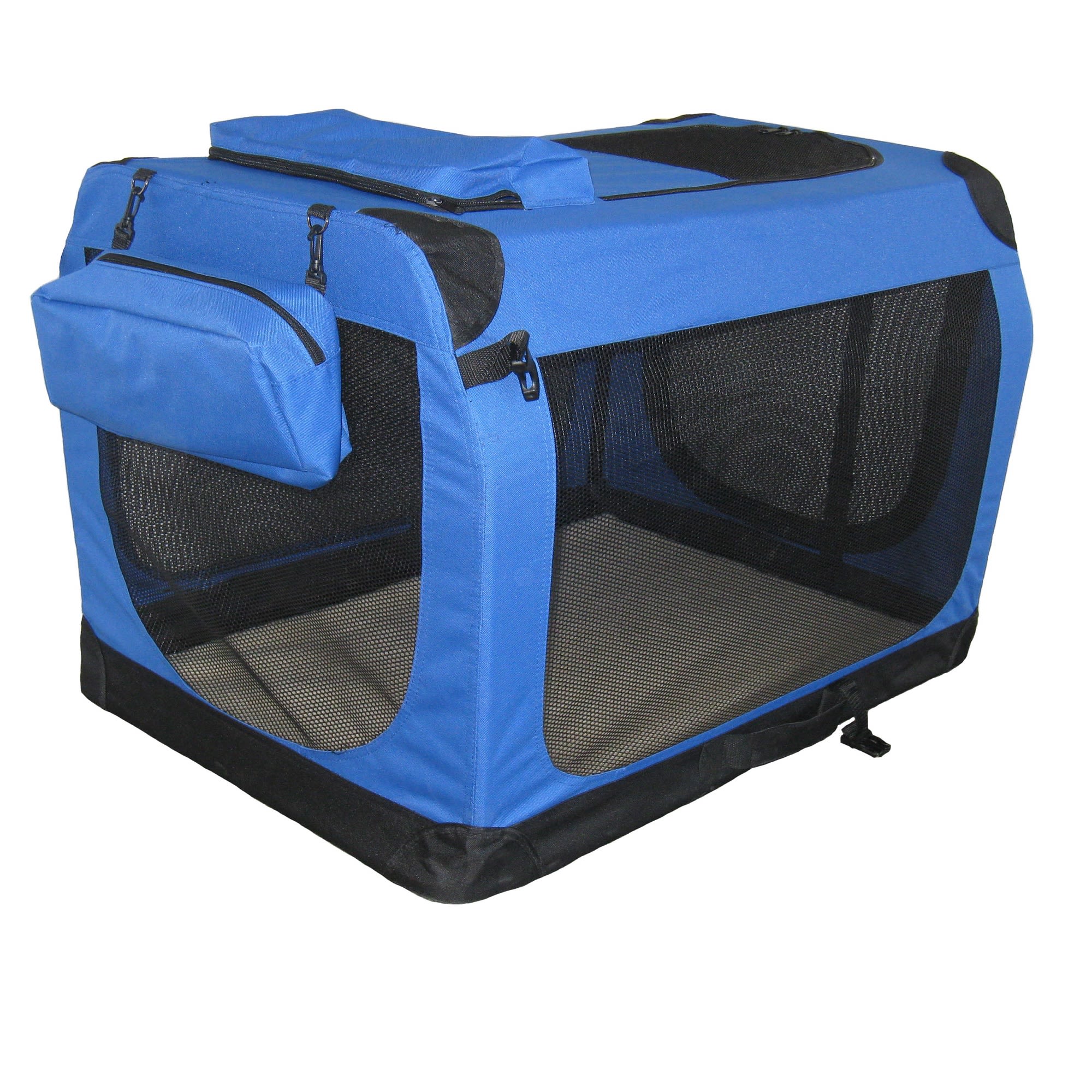 Large blue 2025 dog crate