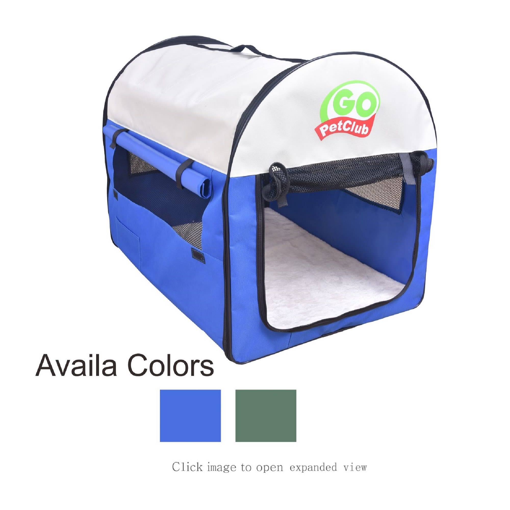 Go Pet Club High Quality Heavy Duty Foldable Dog Cat Crate for Outside Travel for sale online eBay