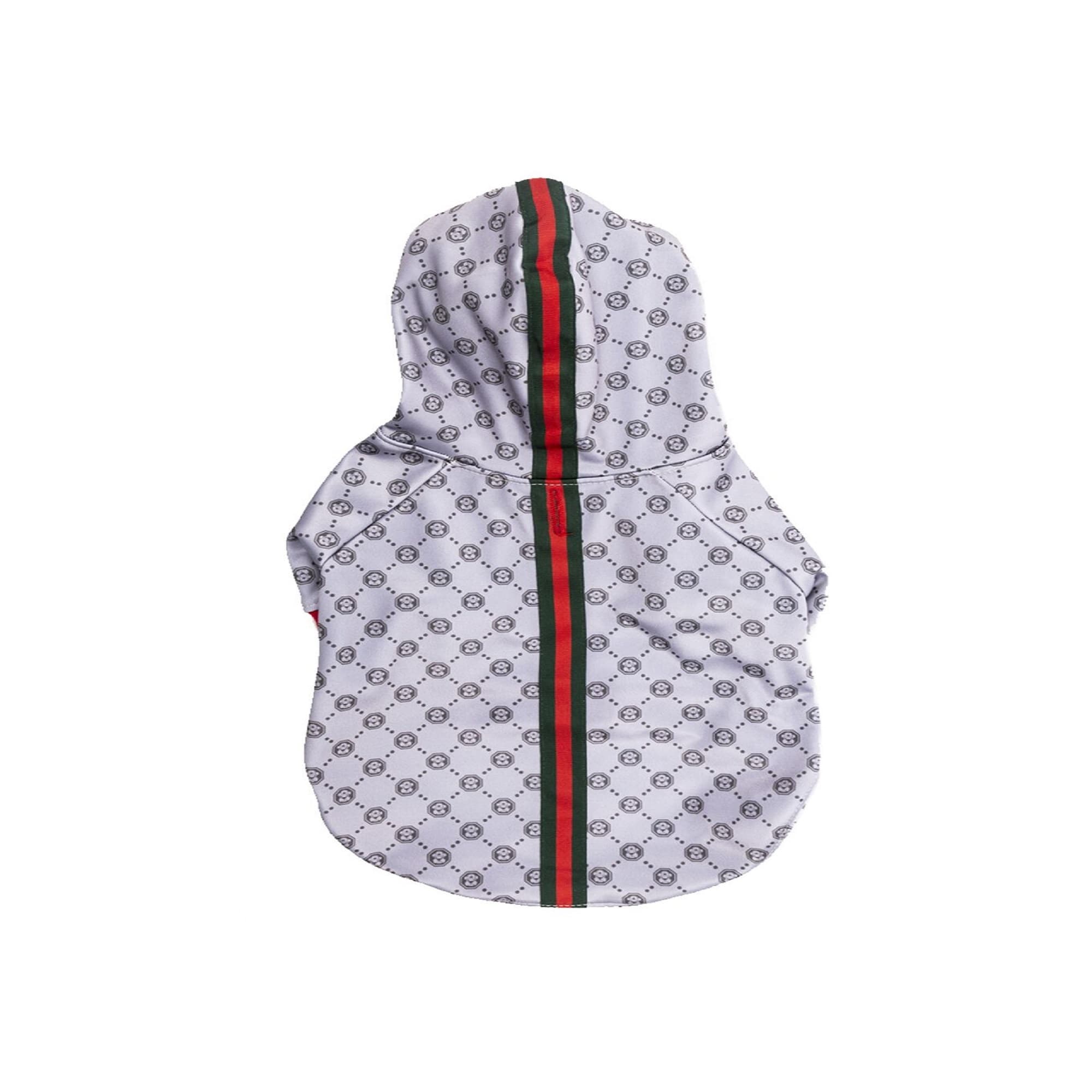 Fresh Pawz The GPattern Hoodie Dog Clothing, Medium Petco