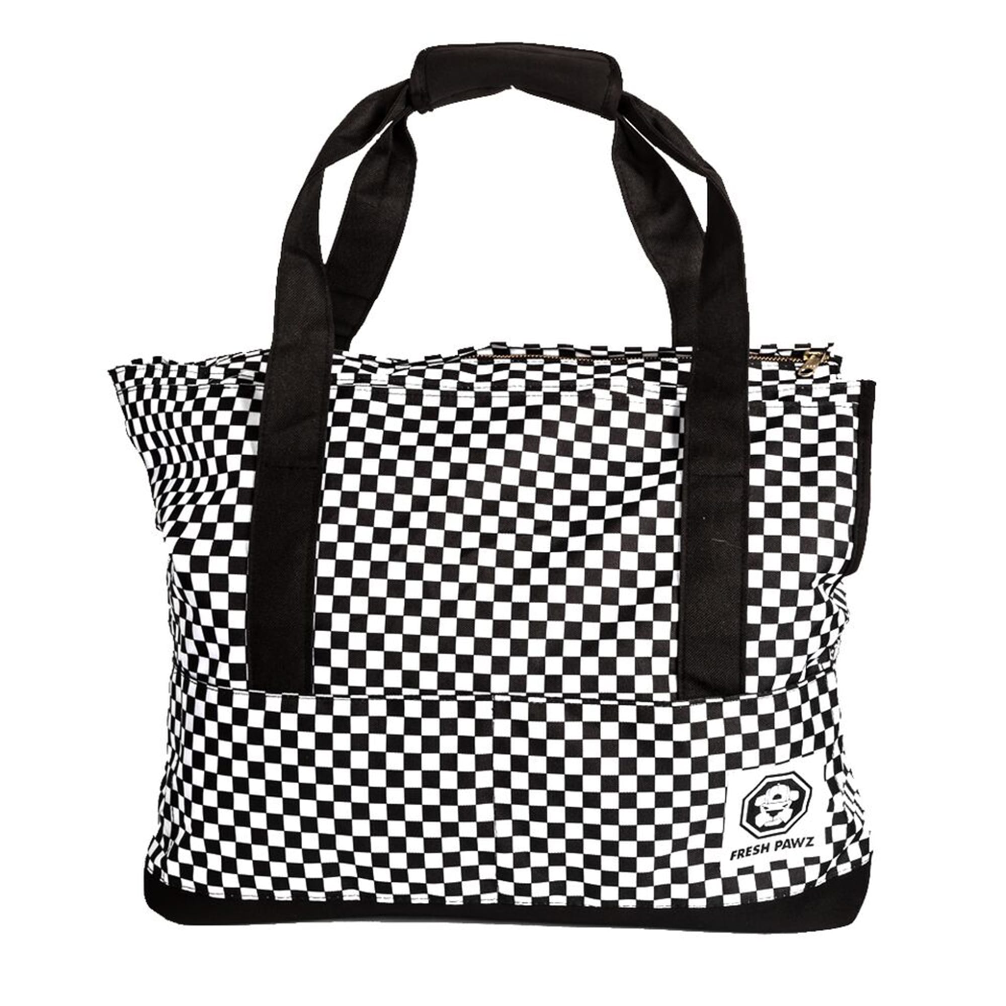 Fresh Pawz Checkerboard Medium Dog Carrier & Bag
