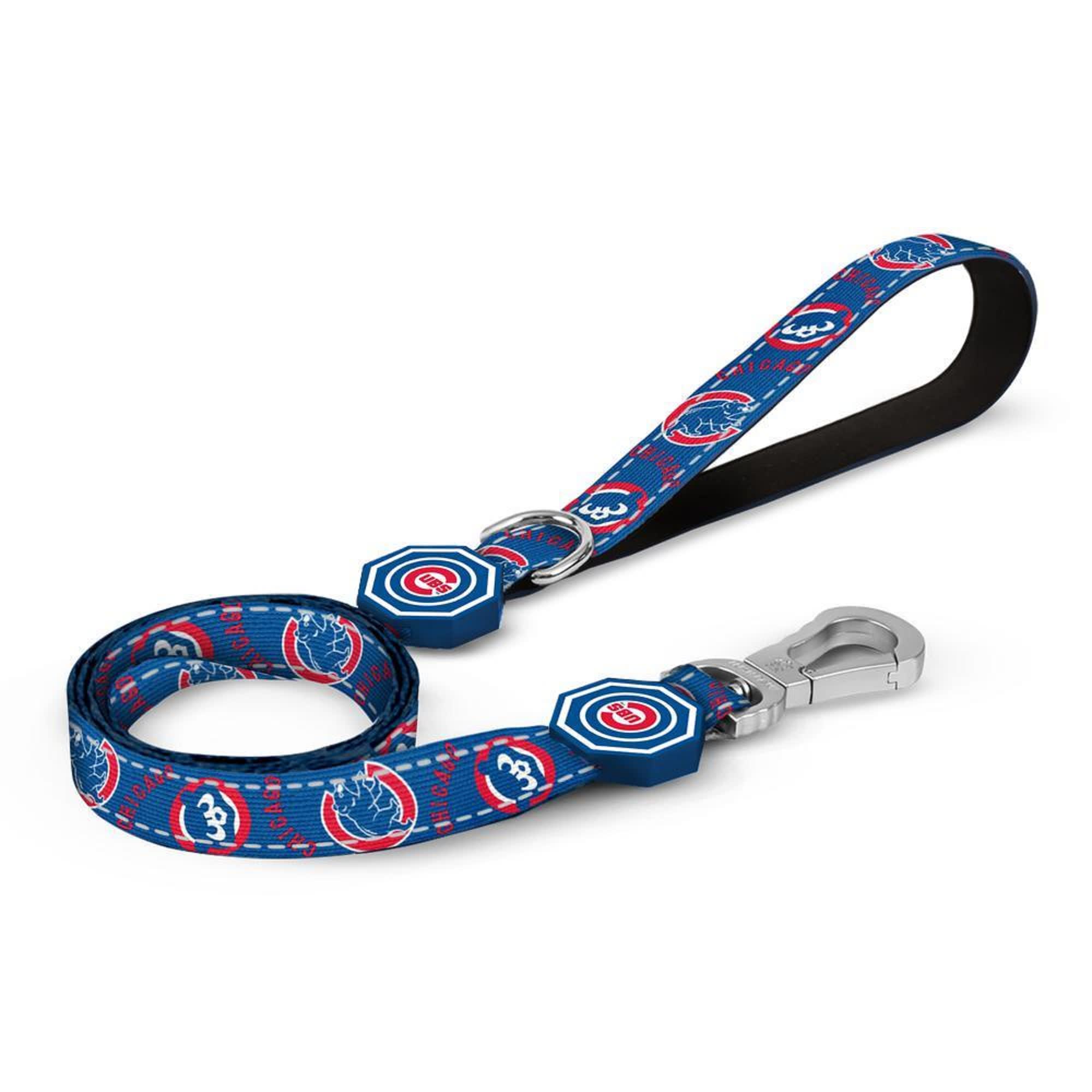 chicago cubs dog collar and leash