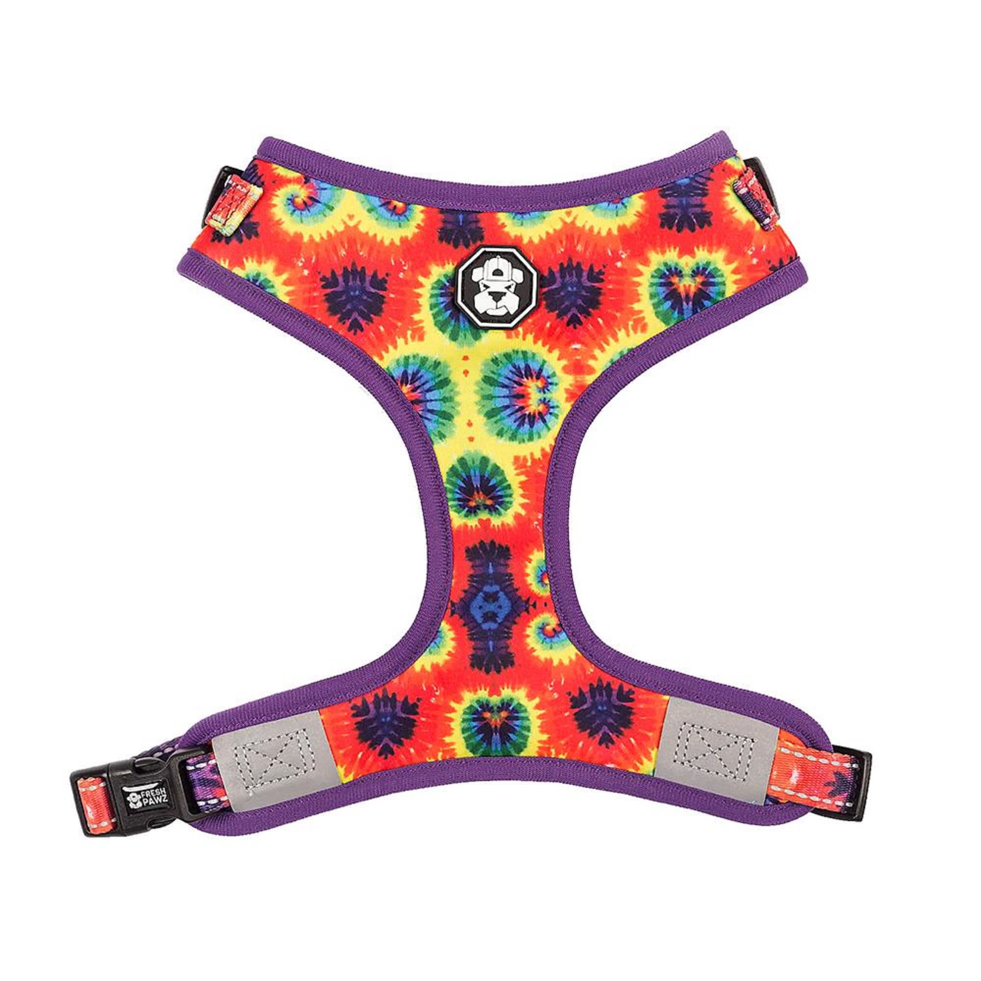 Tie dye dog harness sale