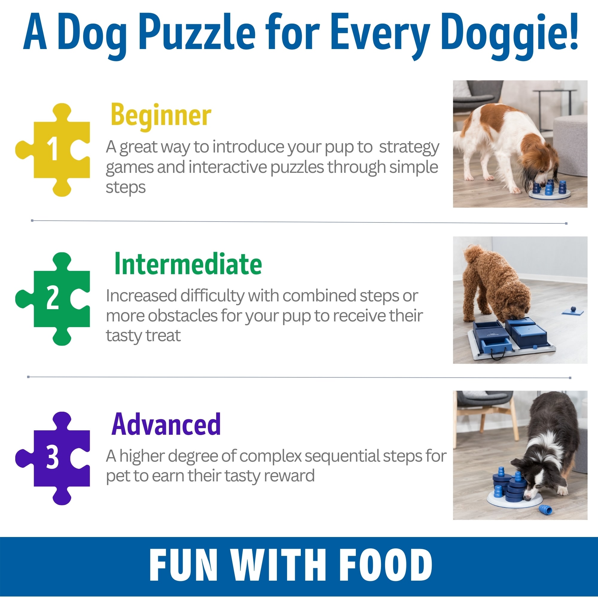 TRIXIE Flower Tower Dog Activity Strategy Game