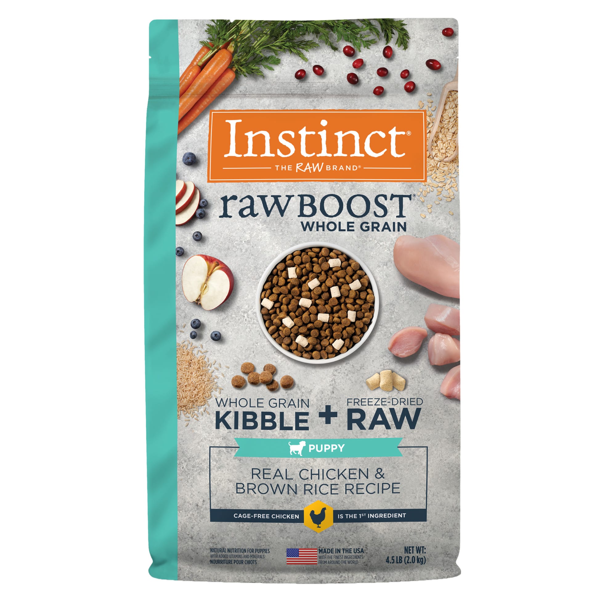 Instinct Raw Boost Puppy Whole Grain Real Chicken & Brown Rice Recipe