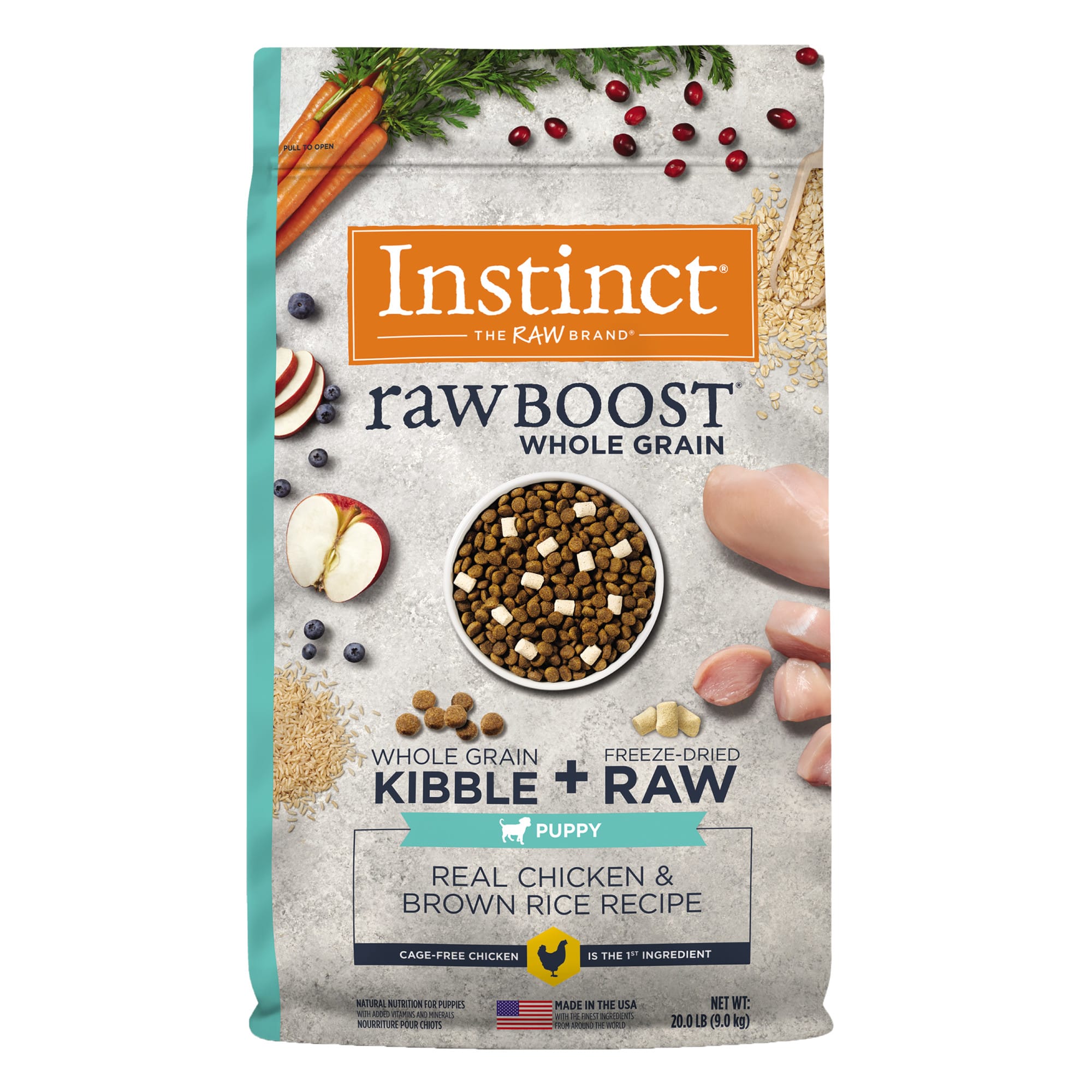instinct raw puppy food
