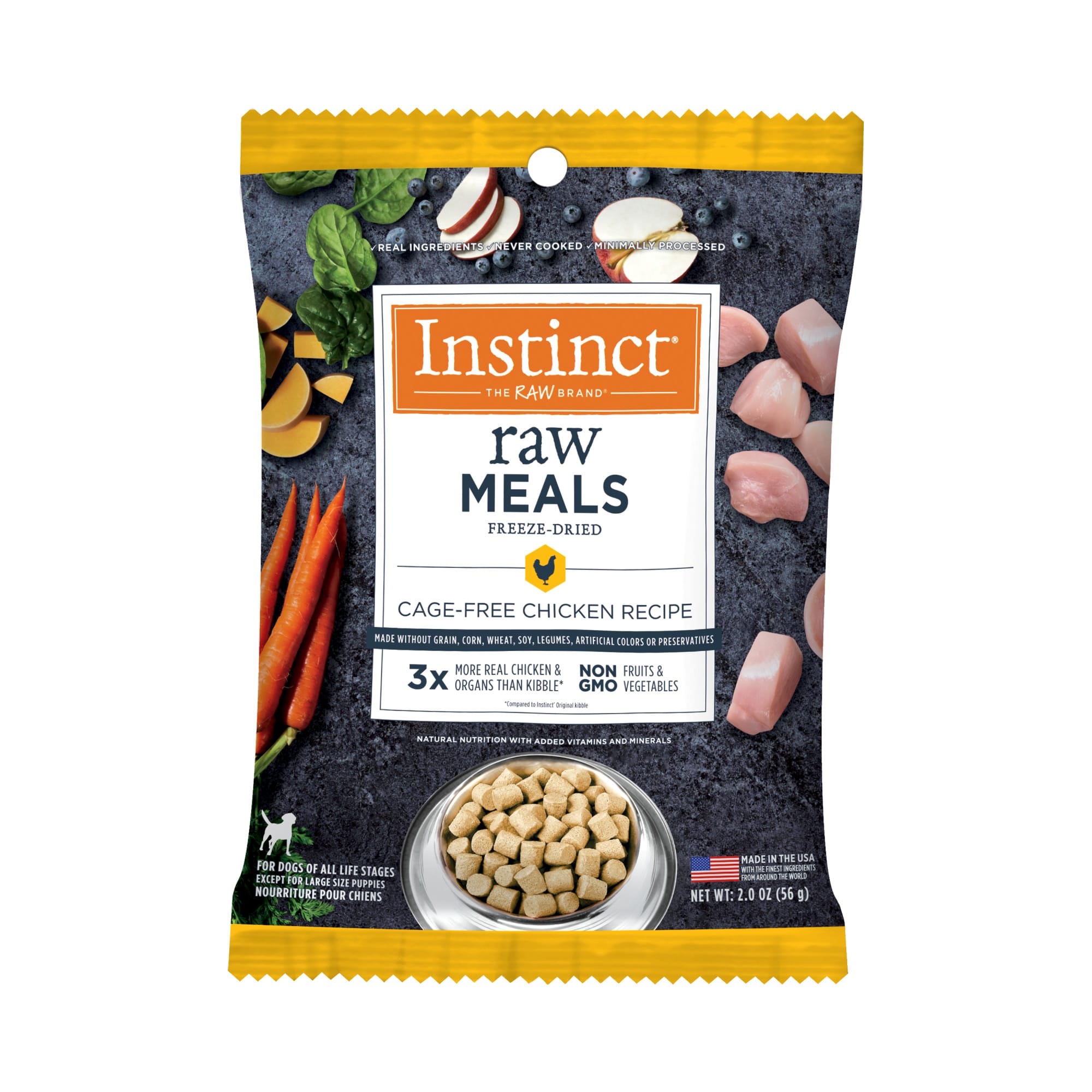 Instinct Freeze Dried Raw Meals Grain Free Cage Free Chicken