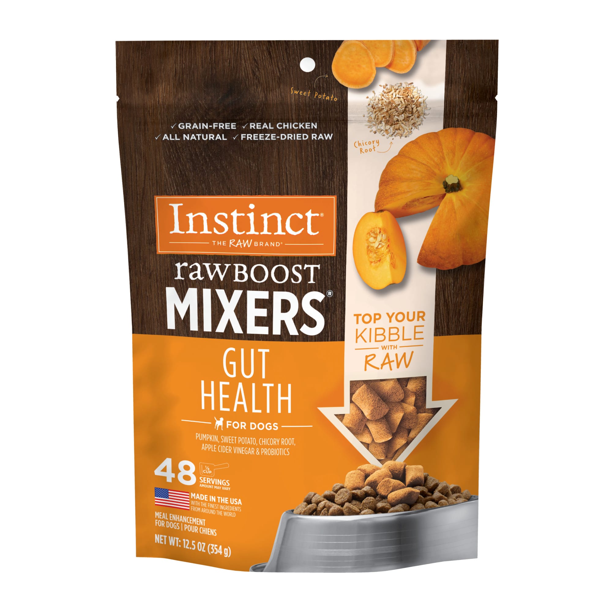 Instinct freeze dried hot sale raw boost mixers