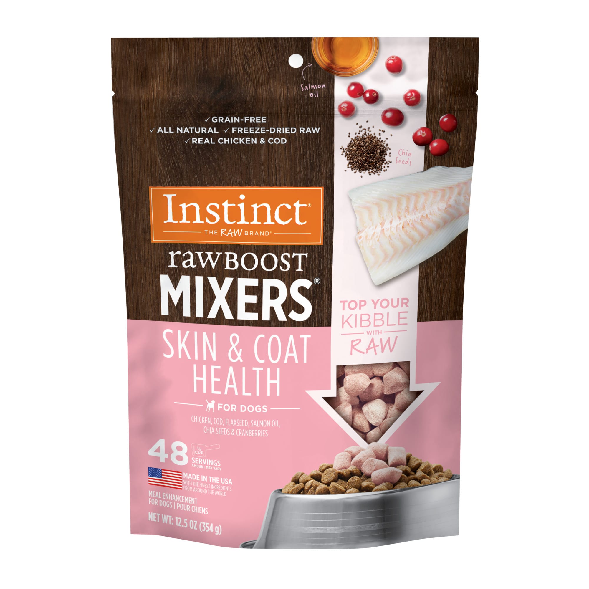 Instinct rawboost mixers for skin & coat