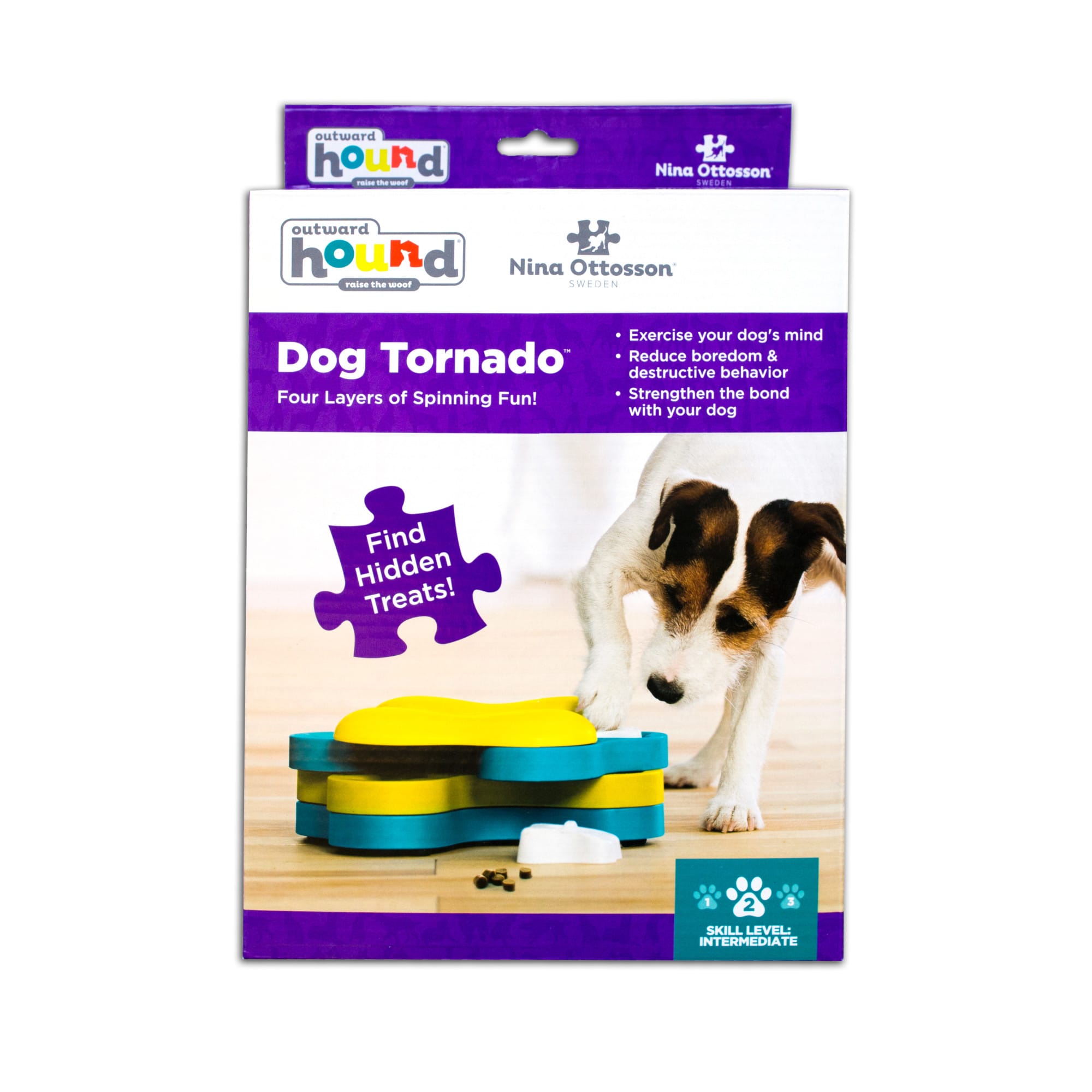 Factory direct wholesale tornado puzzle food spiller bone dog toy