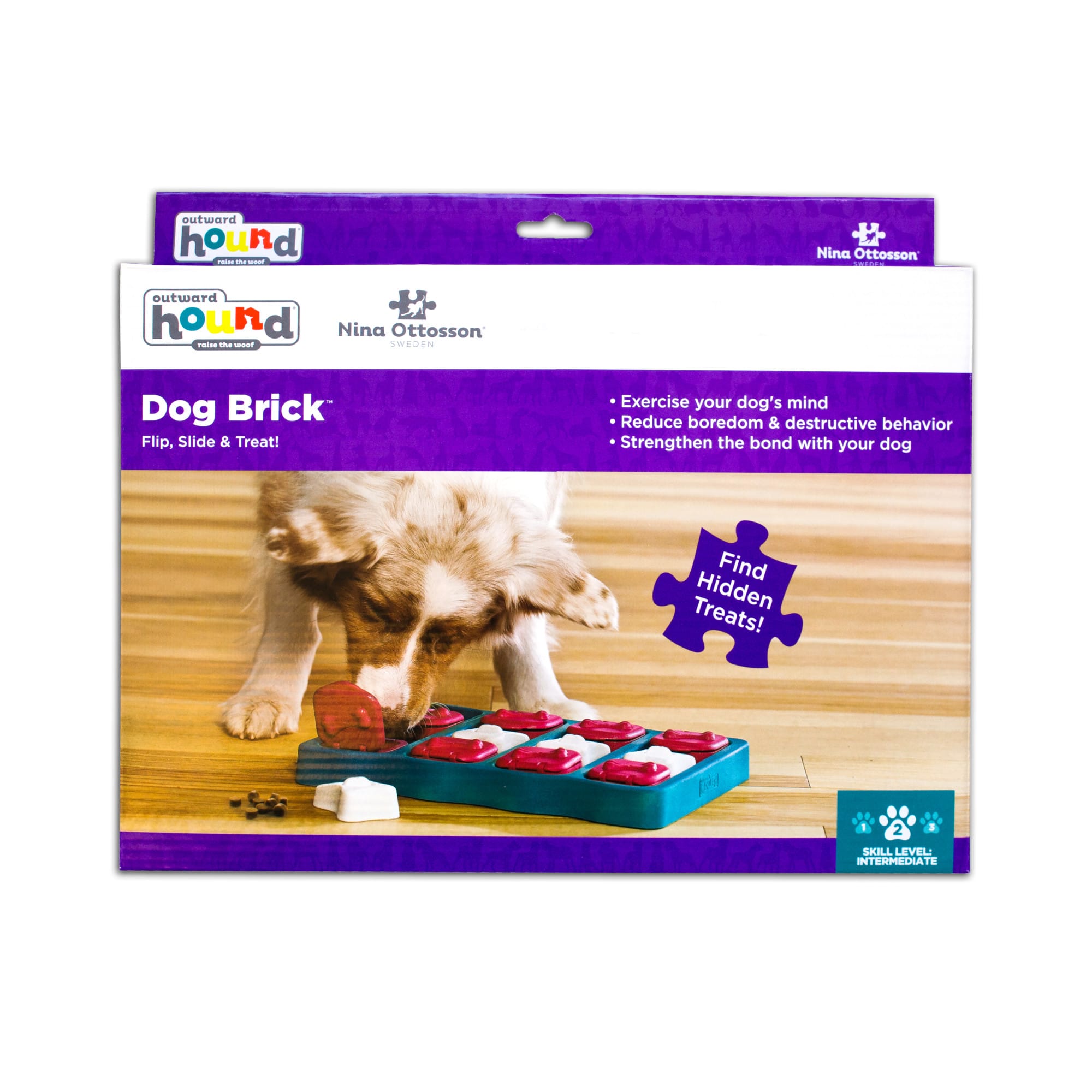 Pet Supplies : Outward Hound Nina Ottosson Extra Tiles for Dog Puzzles  Challenge Slider & Multipuzzle - 5 Pack 