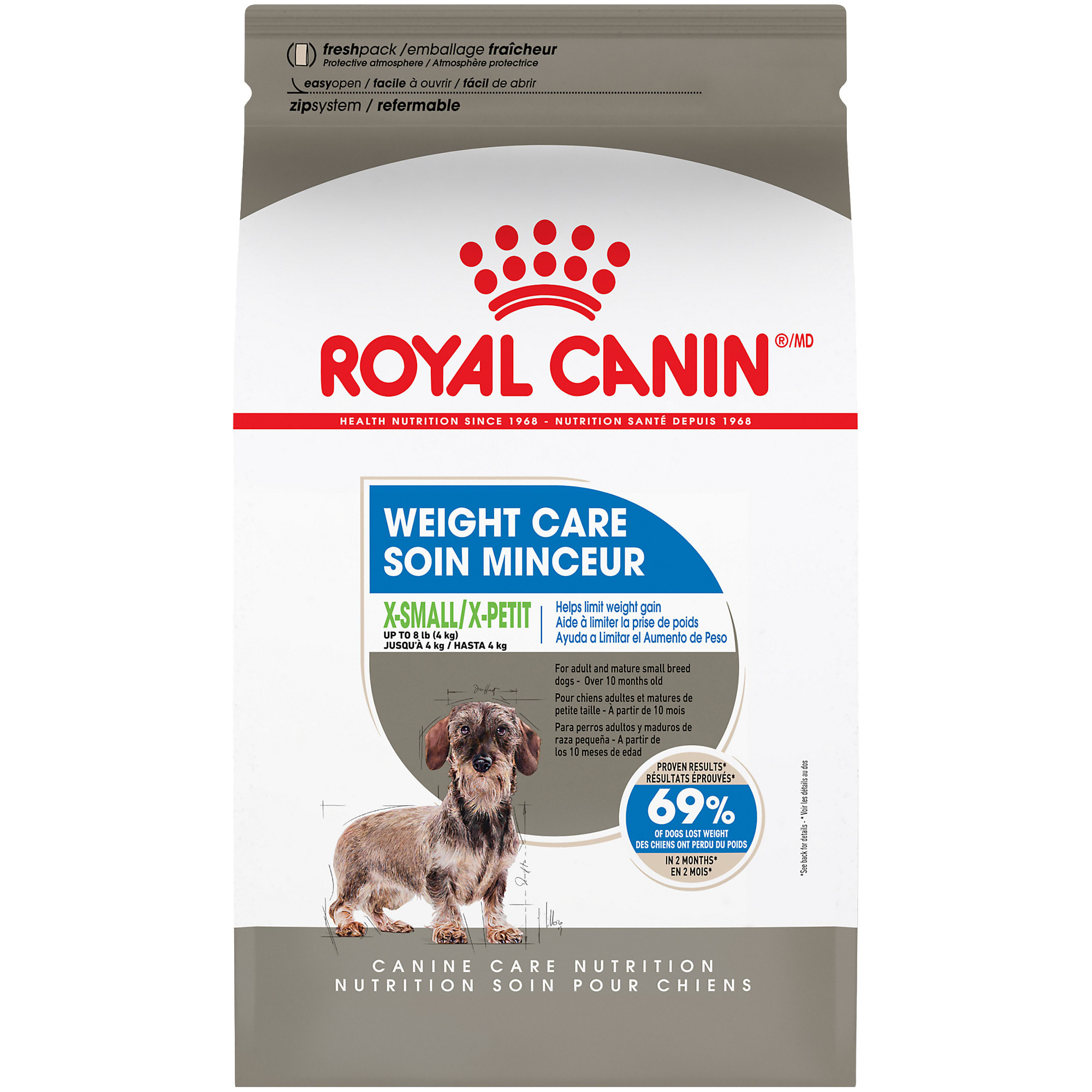 Royal Canin Weight Care Adult Dry Dog Food for Extra Small Breeds